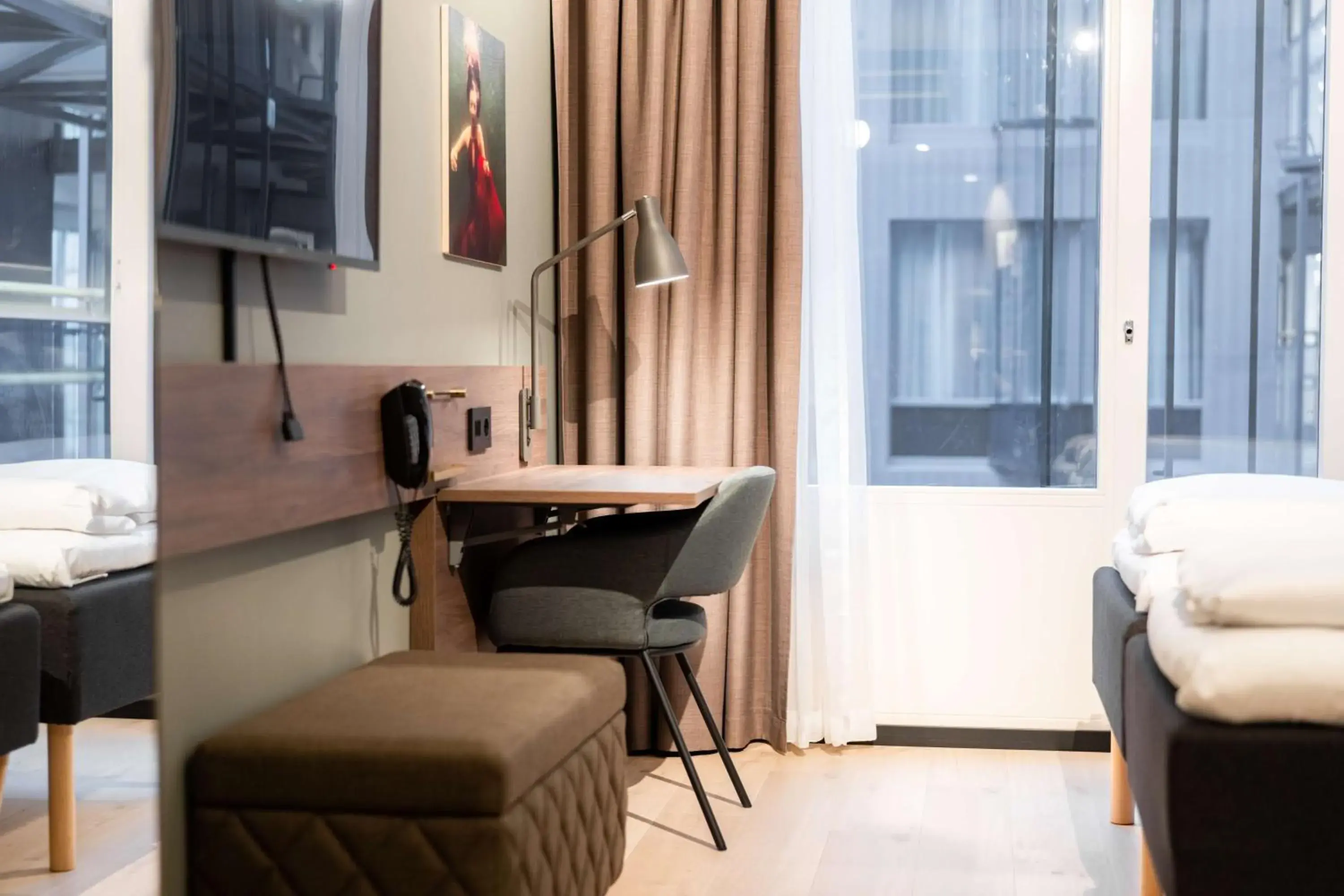 Bedroom, Bed in Scandic Hell Bedroom, Bed in Scandic Hell