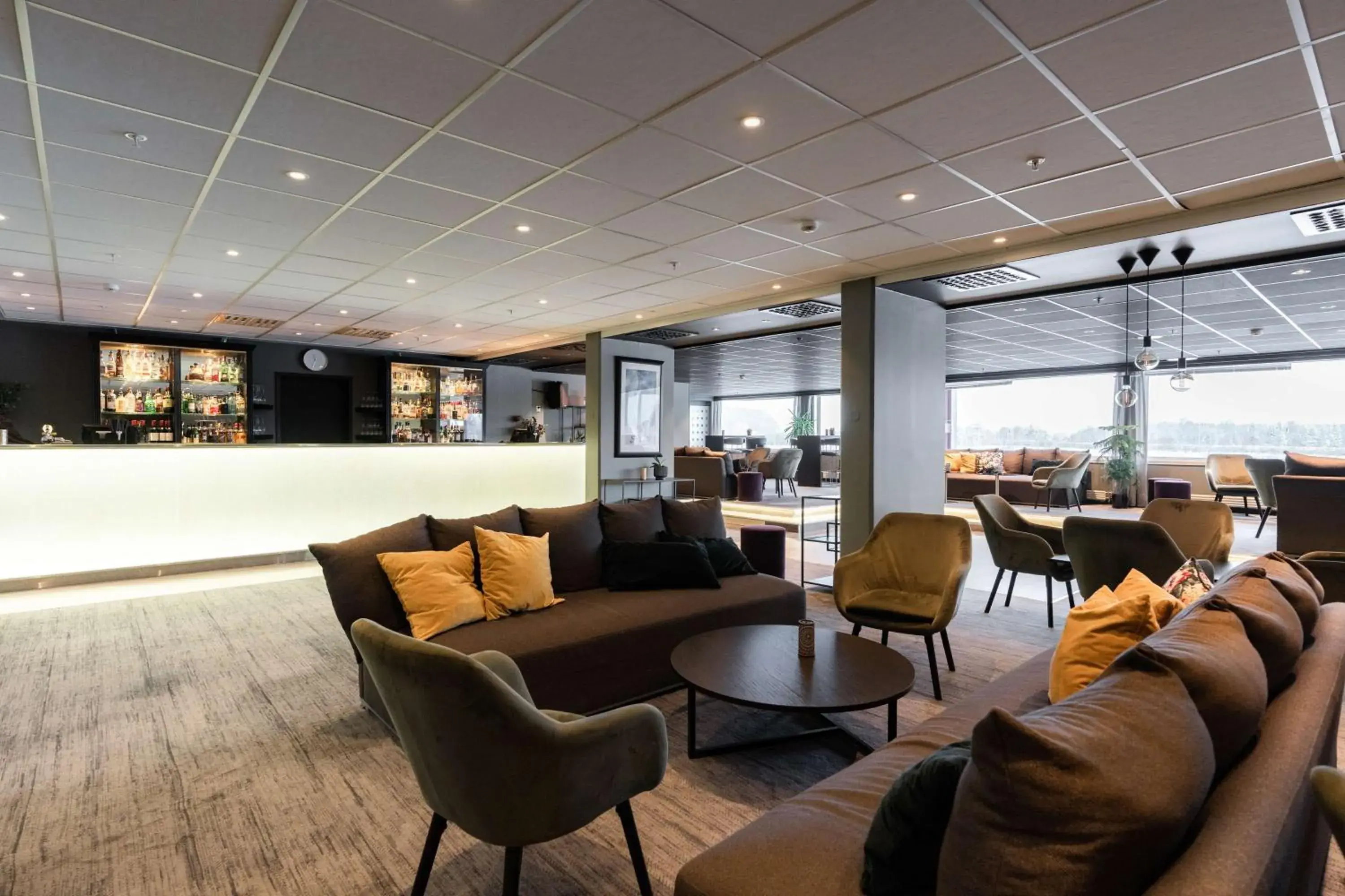 Lounge or bar in Scandic Hell Lounge or bar in Scandic Hell