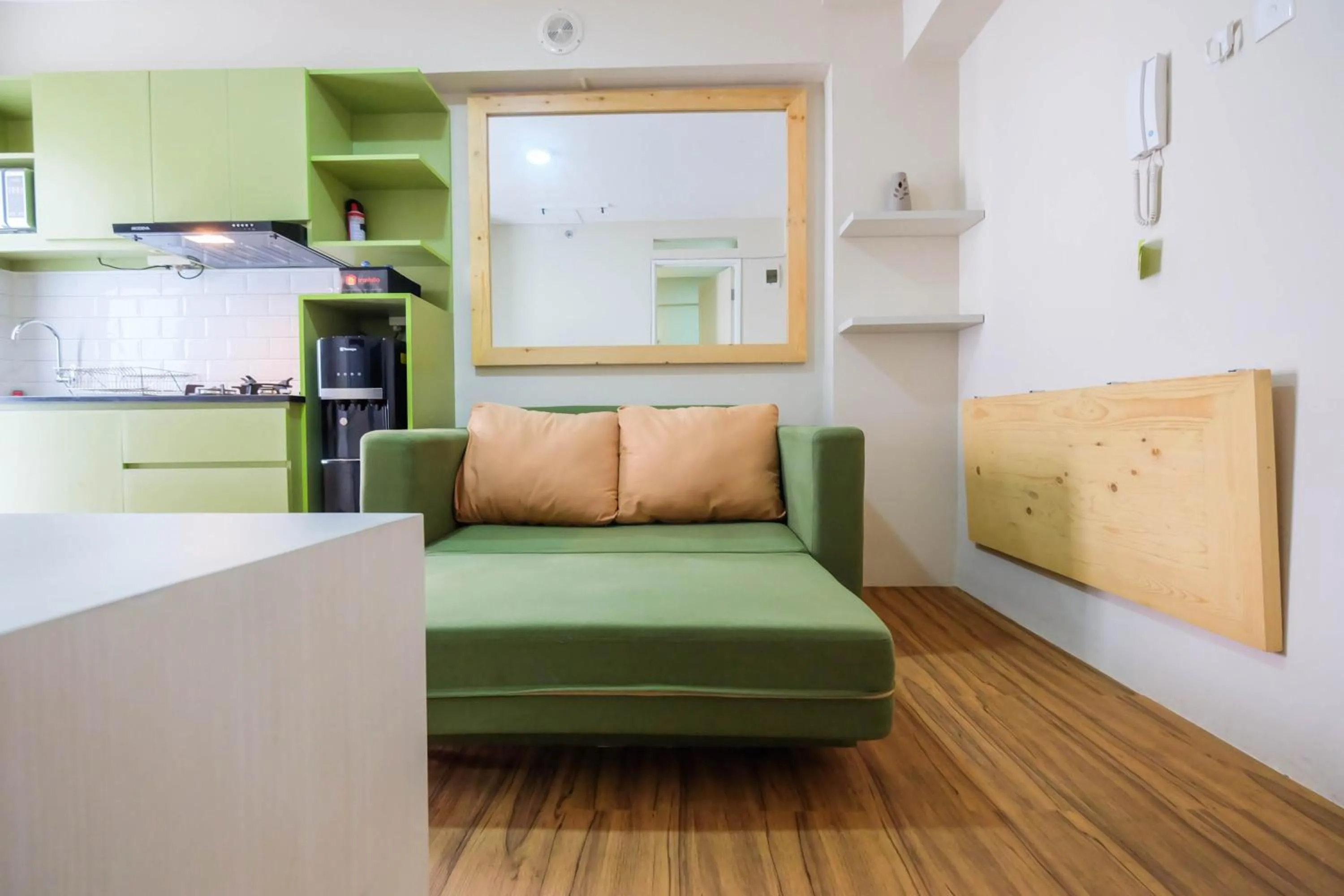 Connect to Pool 2BR Apartment at Bassura City By Travelio