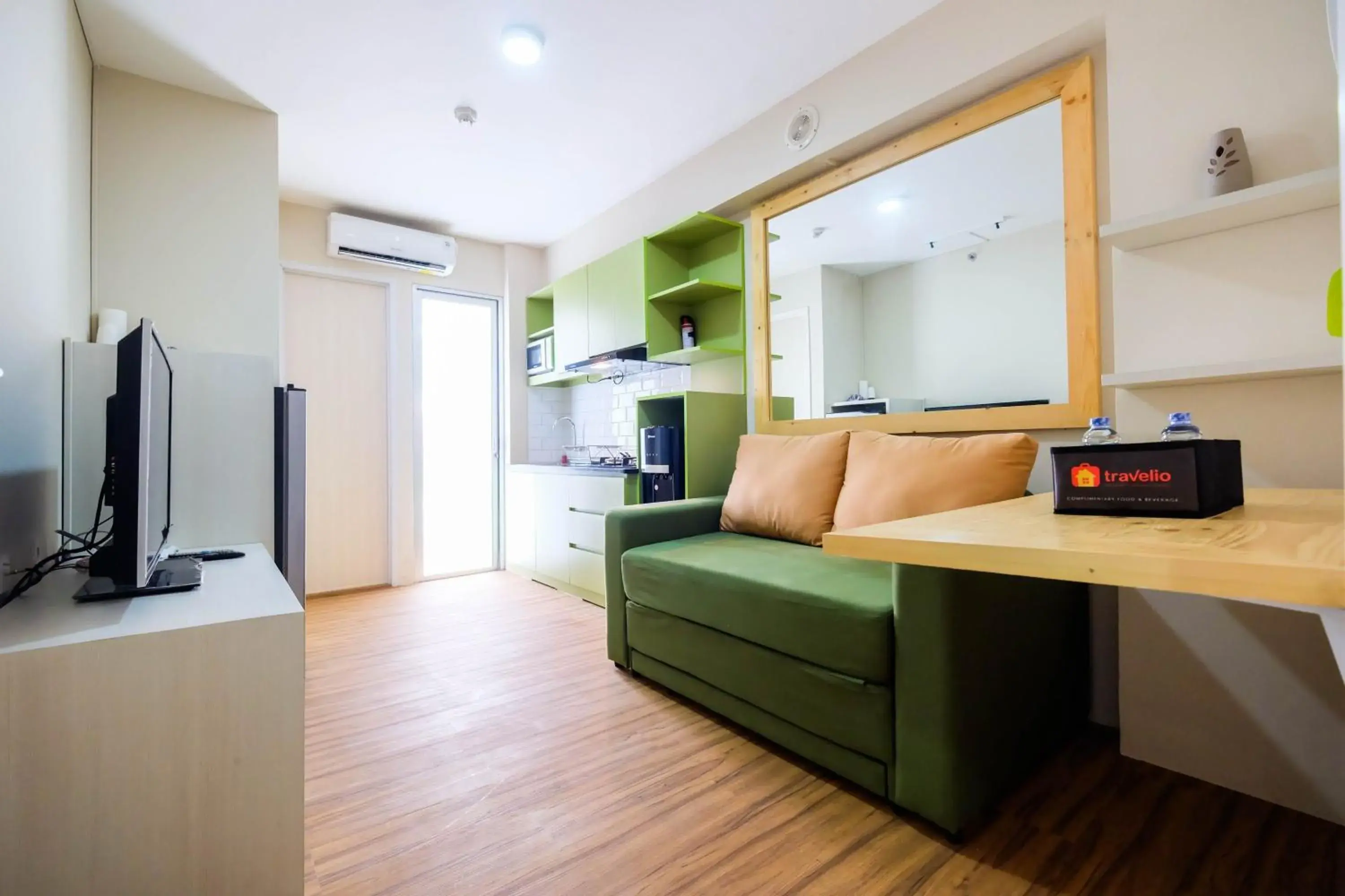 Connect to Pool 2BR Apartment at Bassura City By Travelio Connect to Pool 2BR Apartment at Bassura City By Travelio