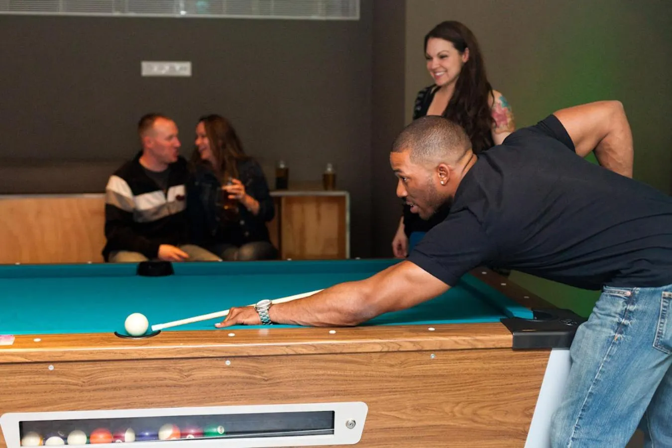 Communal lounge/ TV room in St Christopher's Inn Barcelona