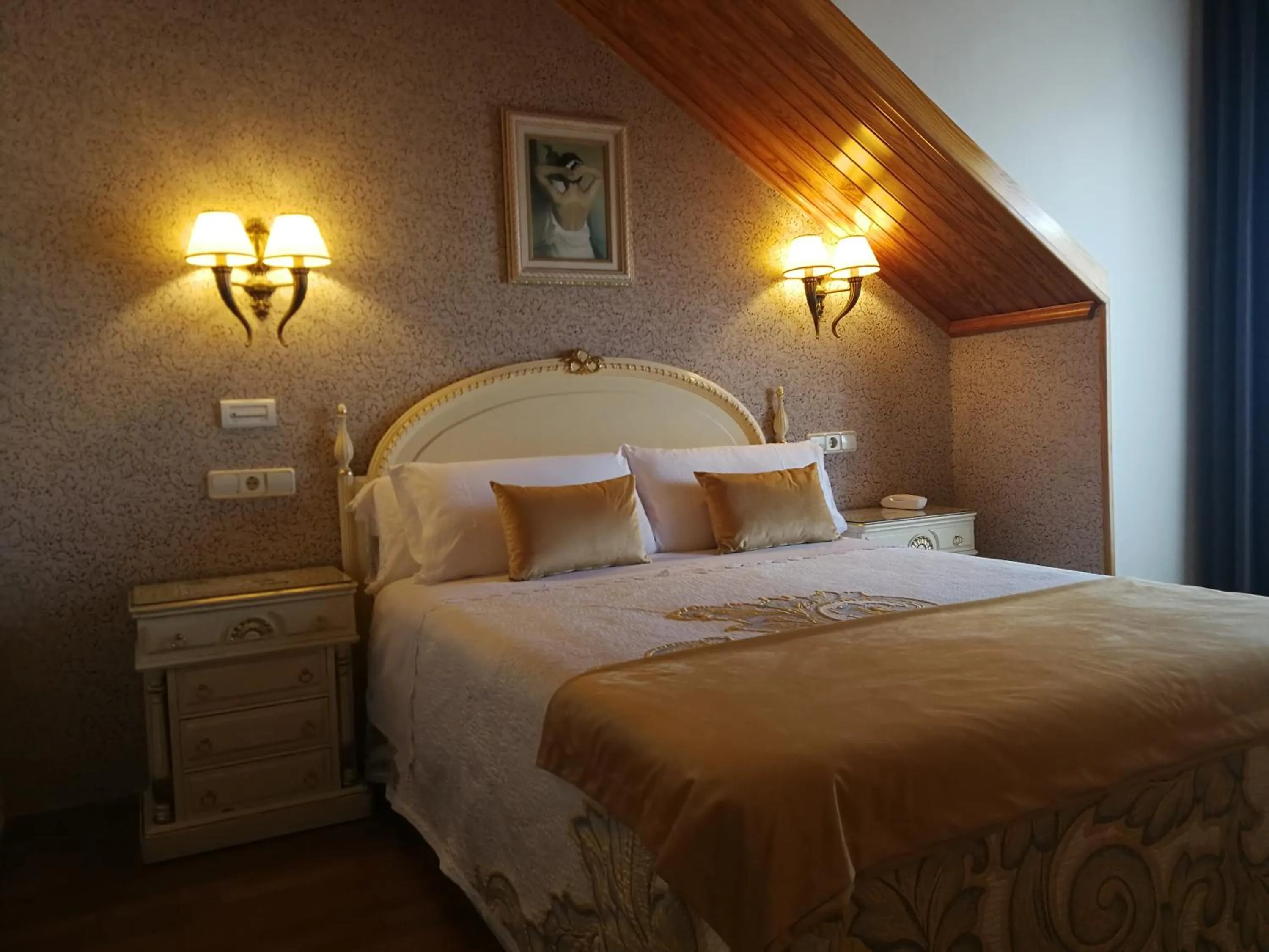 Bed in Hotel Playa Compostela