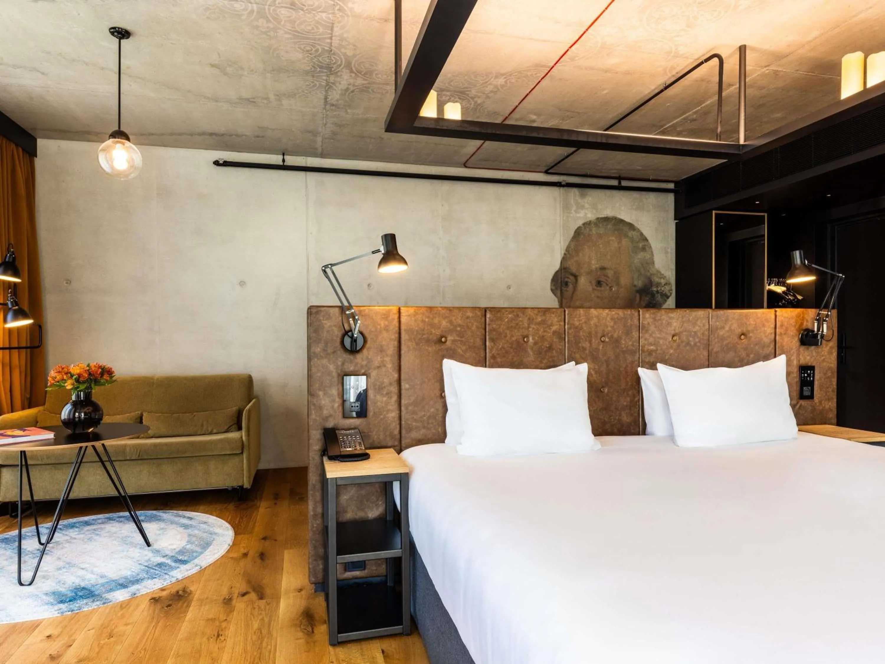 Bedroom, Bed in The Bridge Wroclaw - MGallery