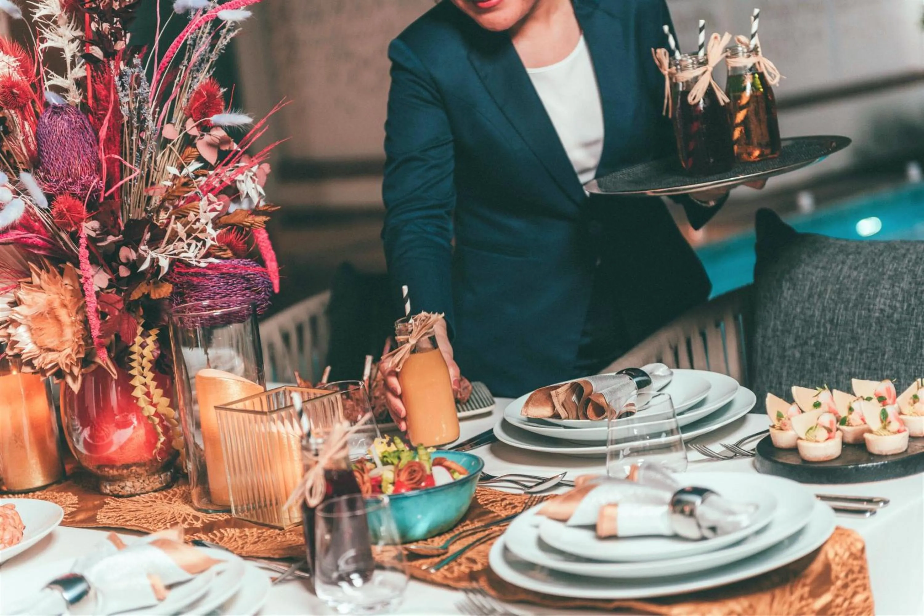 Swimming pool in Al Messila, A Luxury Collection Resort & Spa, Doha