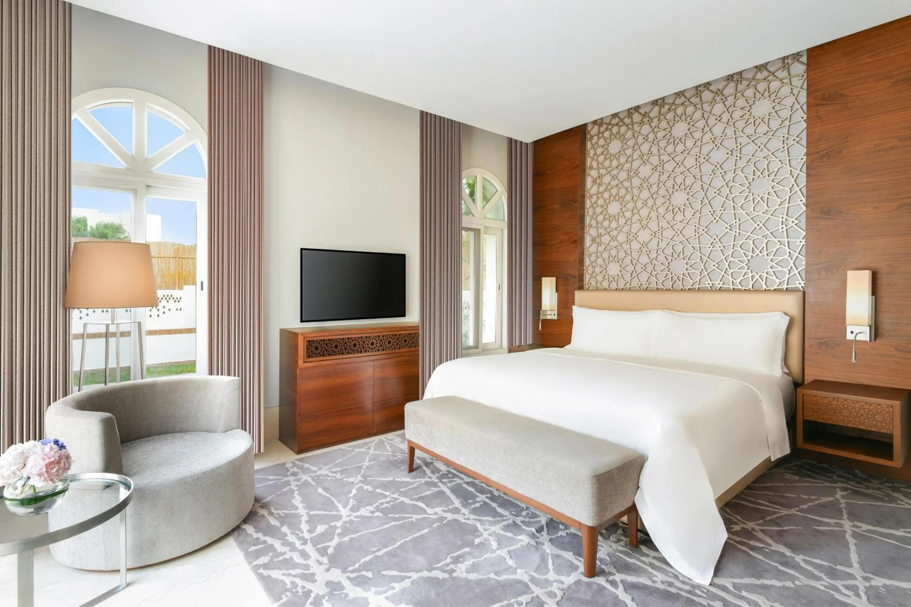 Bedroom, Bed in Al Messila, A Luxury Collection Resort & Spa, Doha
