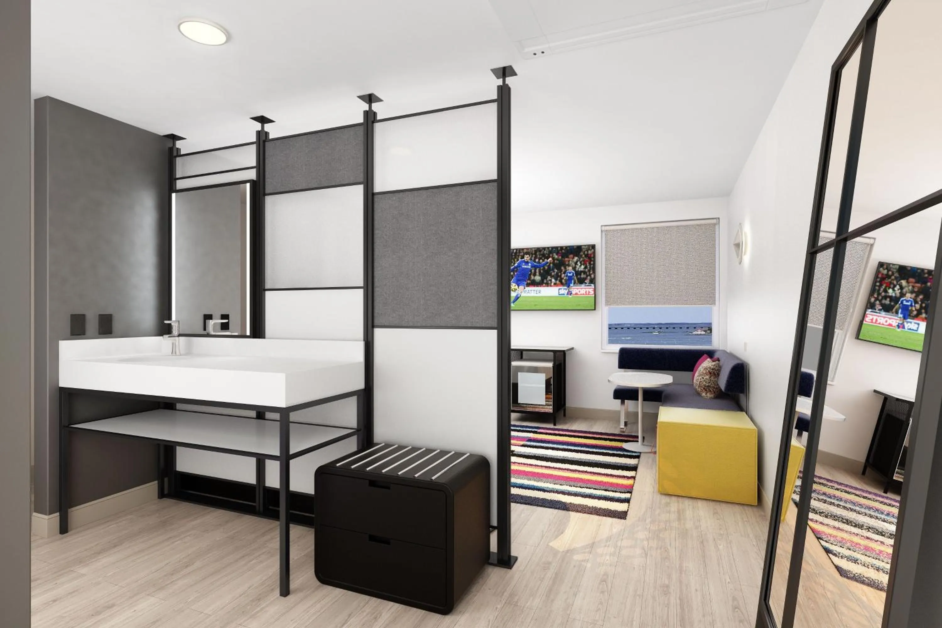 Photo of the whole room in Aloft Ocean City