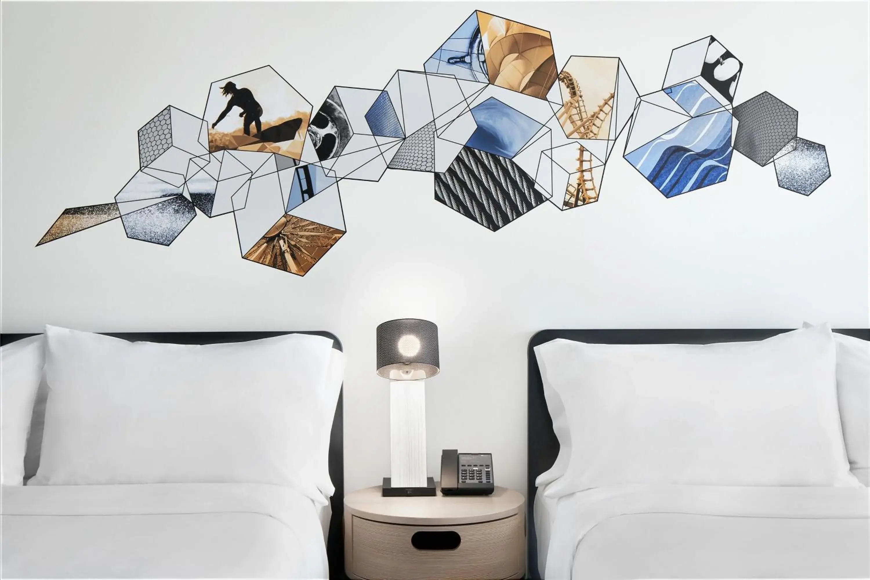 Guest room, 2 Queen, Waterfront in Aloft Ocean City Guest room, 2 Queen, Waterfront in Aloft Ocean City