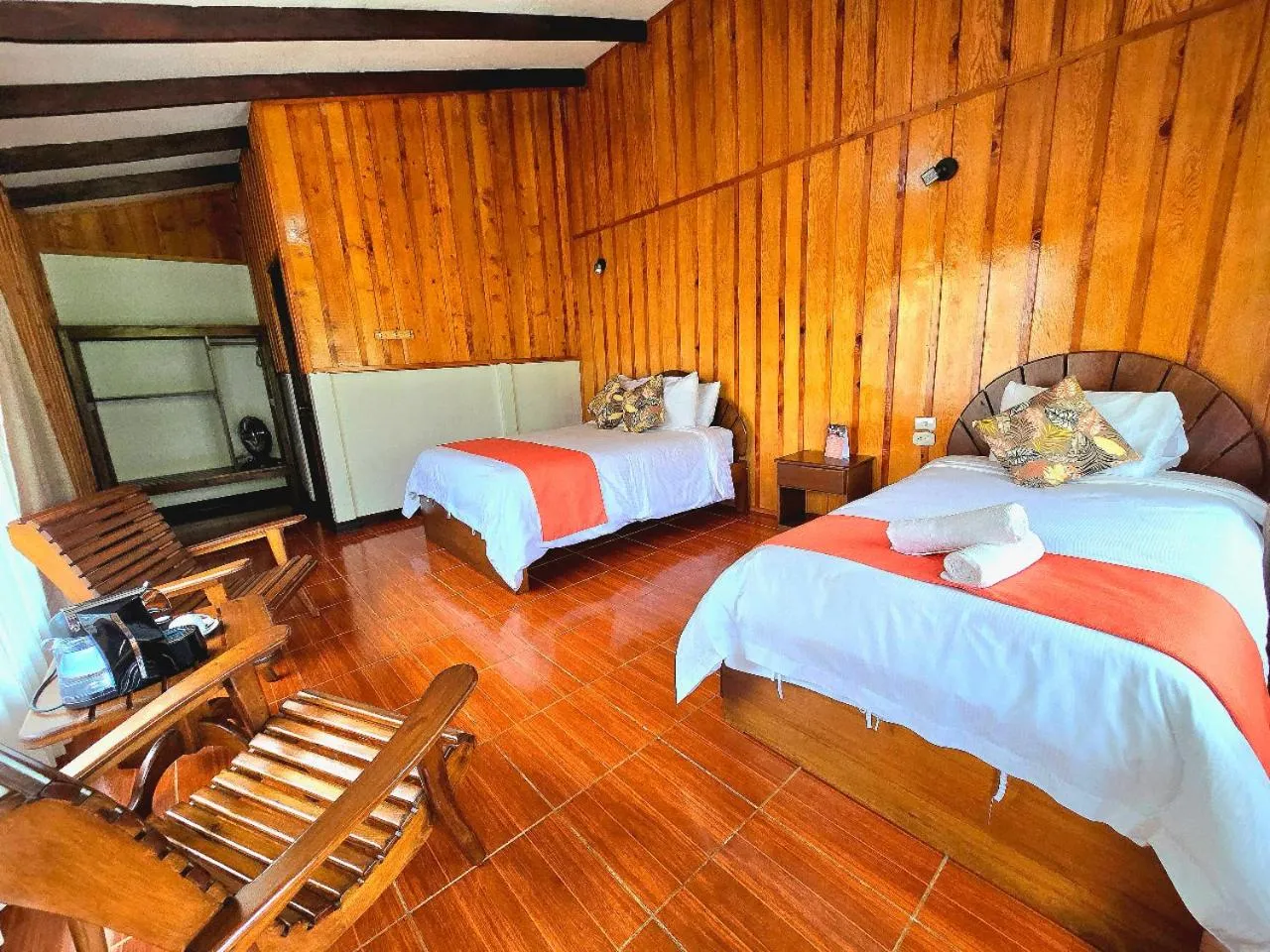 Bed in Hotel de Montaña Suria