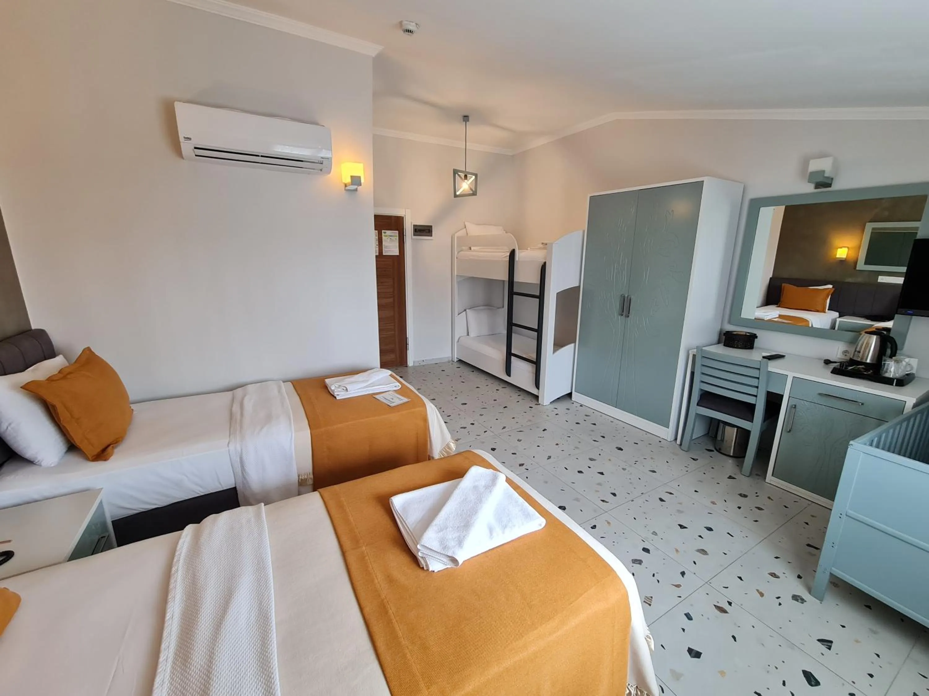 Bed in Tonoz Beach Hotel