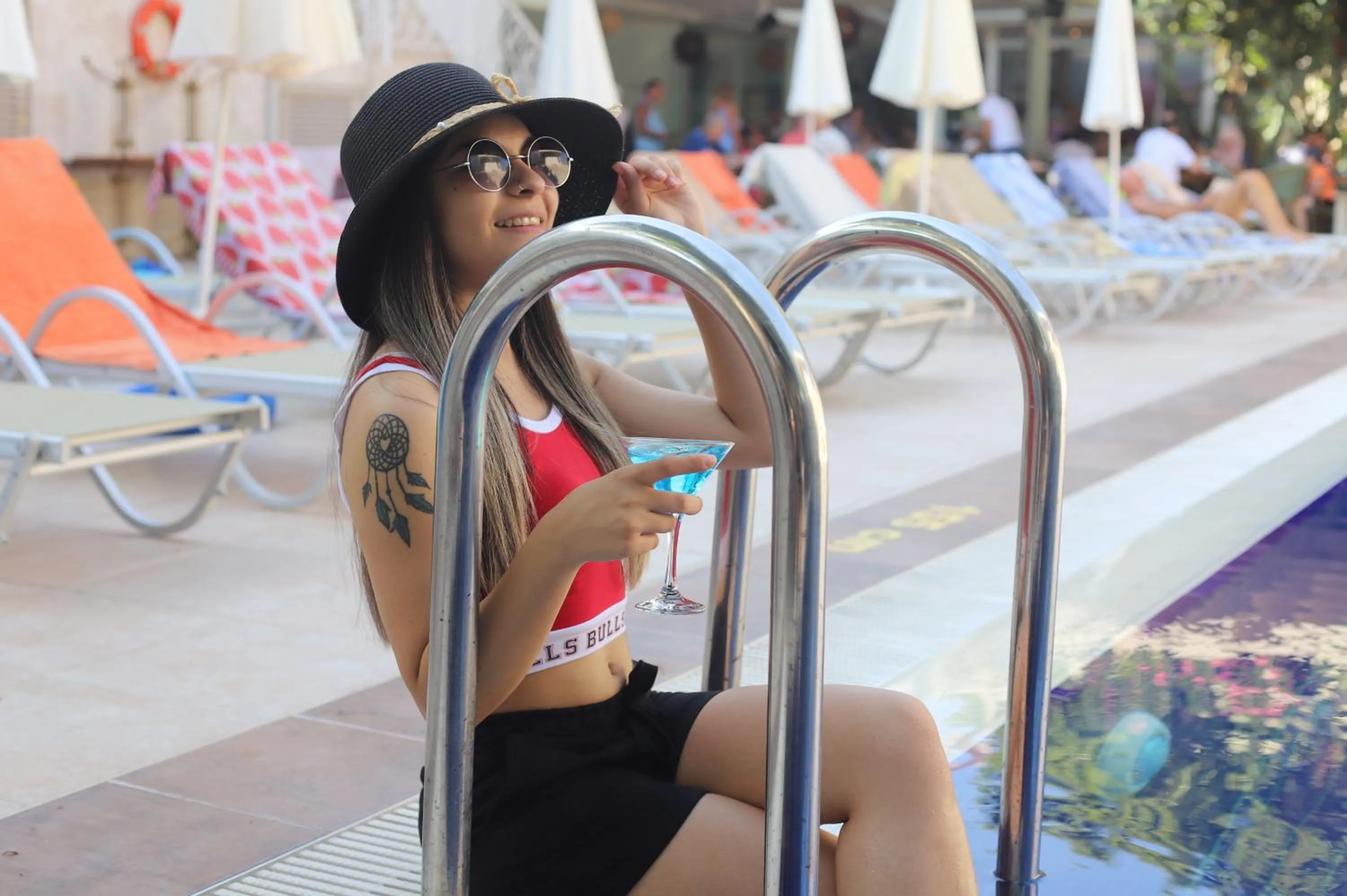 Swimming pool in Tonoz Beach Hotel