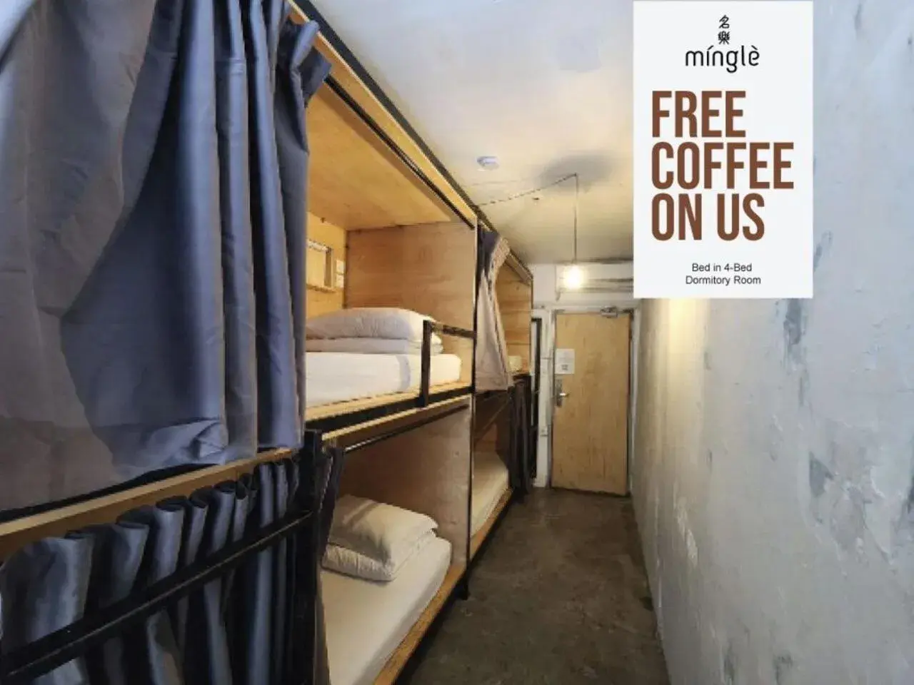 Bed in 4-Bed Dormitory Room in Mingle Highstreet - CoWorking Hub Bed in 4-Bed Dormitory Room in Mingle Highstreet - CoWorking Hub