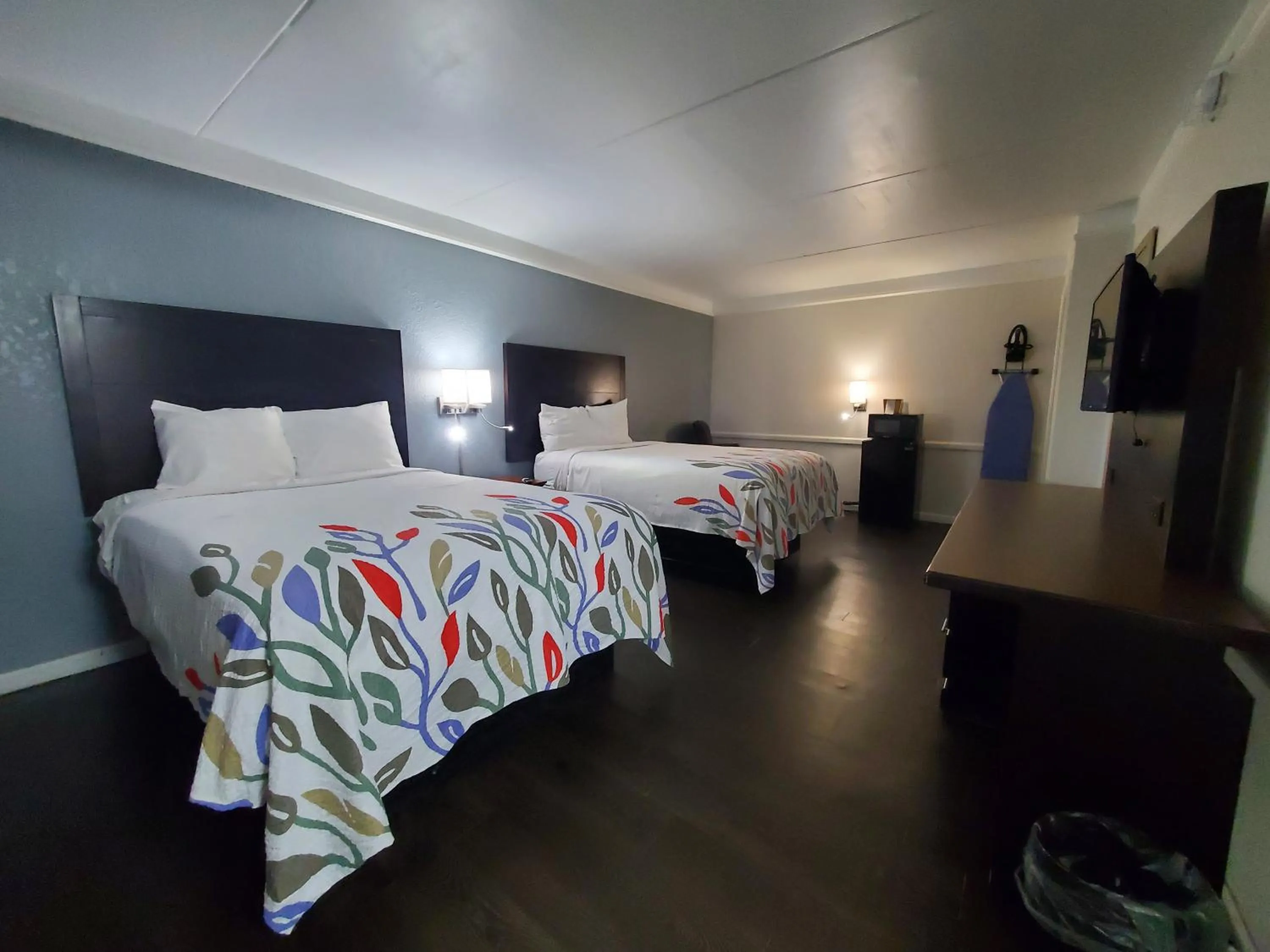 TV and multimedia, Bed in Budget Host Inn- Medical Center