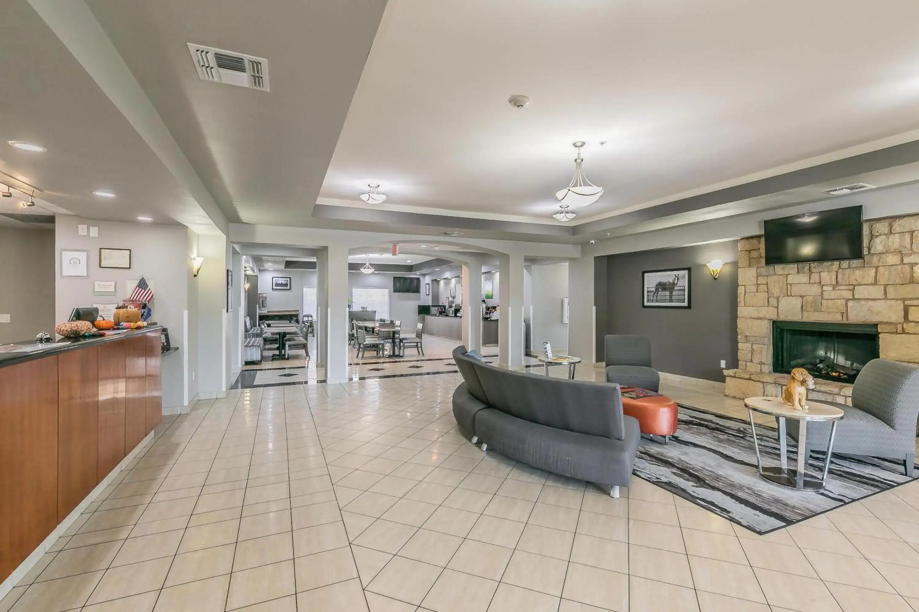 Lobby or reception in La Quinta by Wyndham Granbury Lobby or reception in La Quinta by Wyndham Granbury