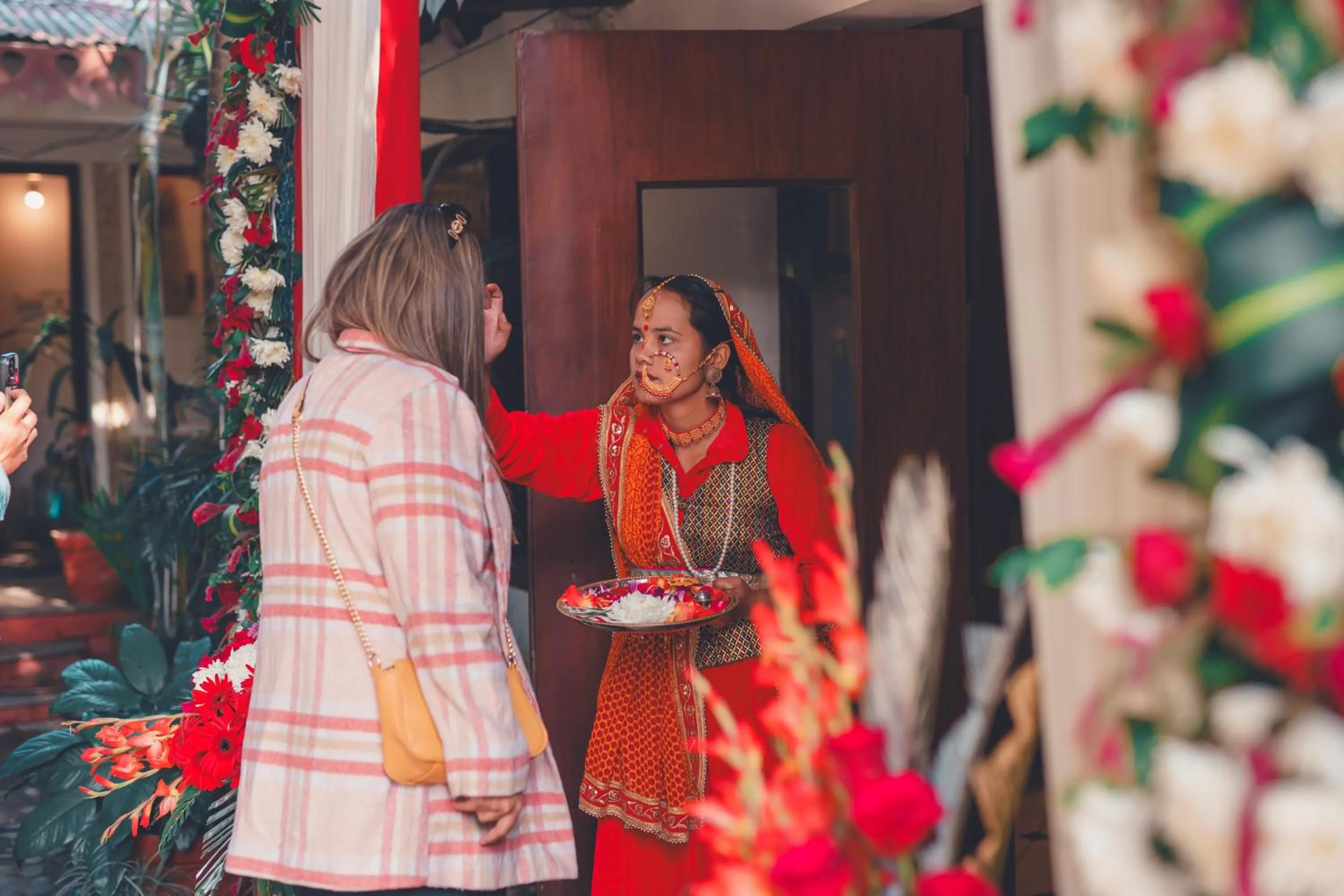 group of guests in Manu Maharani Resort