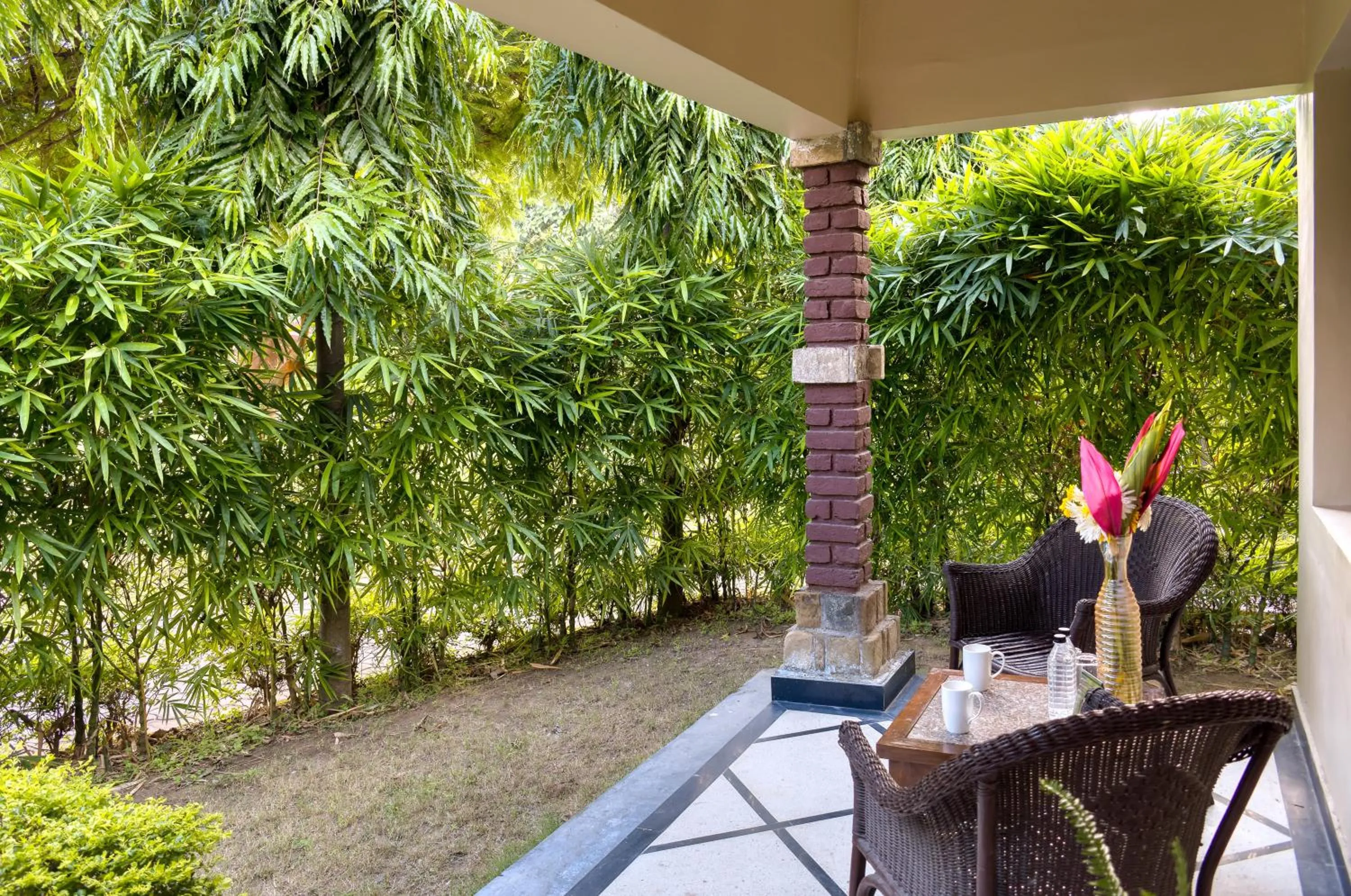 Seating area in Manu Maharani Resort
