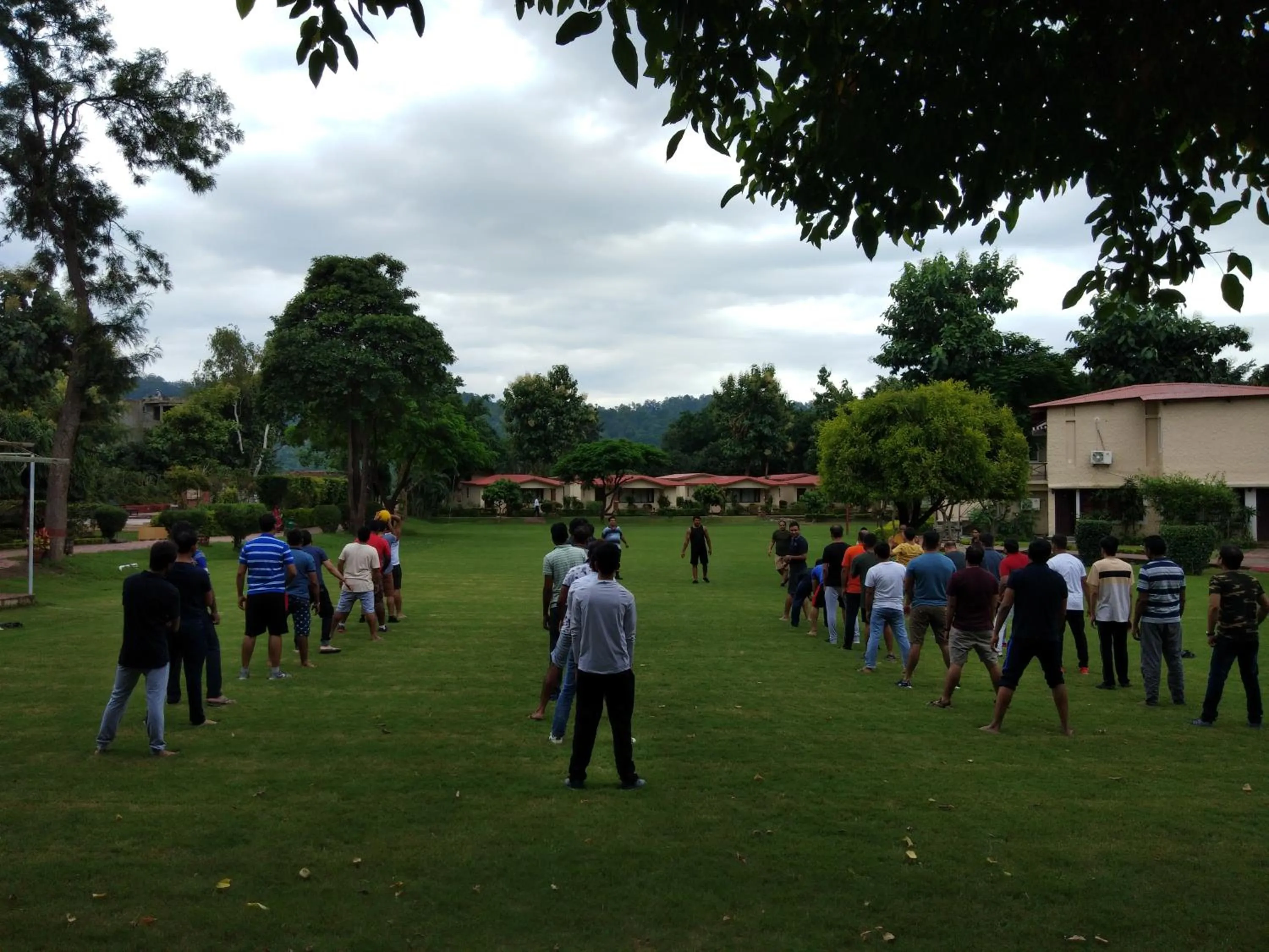 Garden view in Manu Maharani Resort