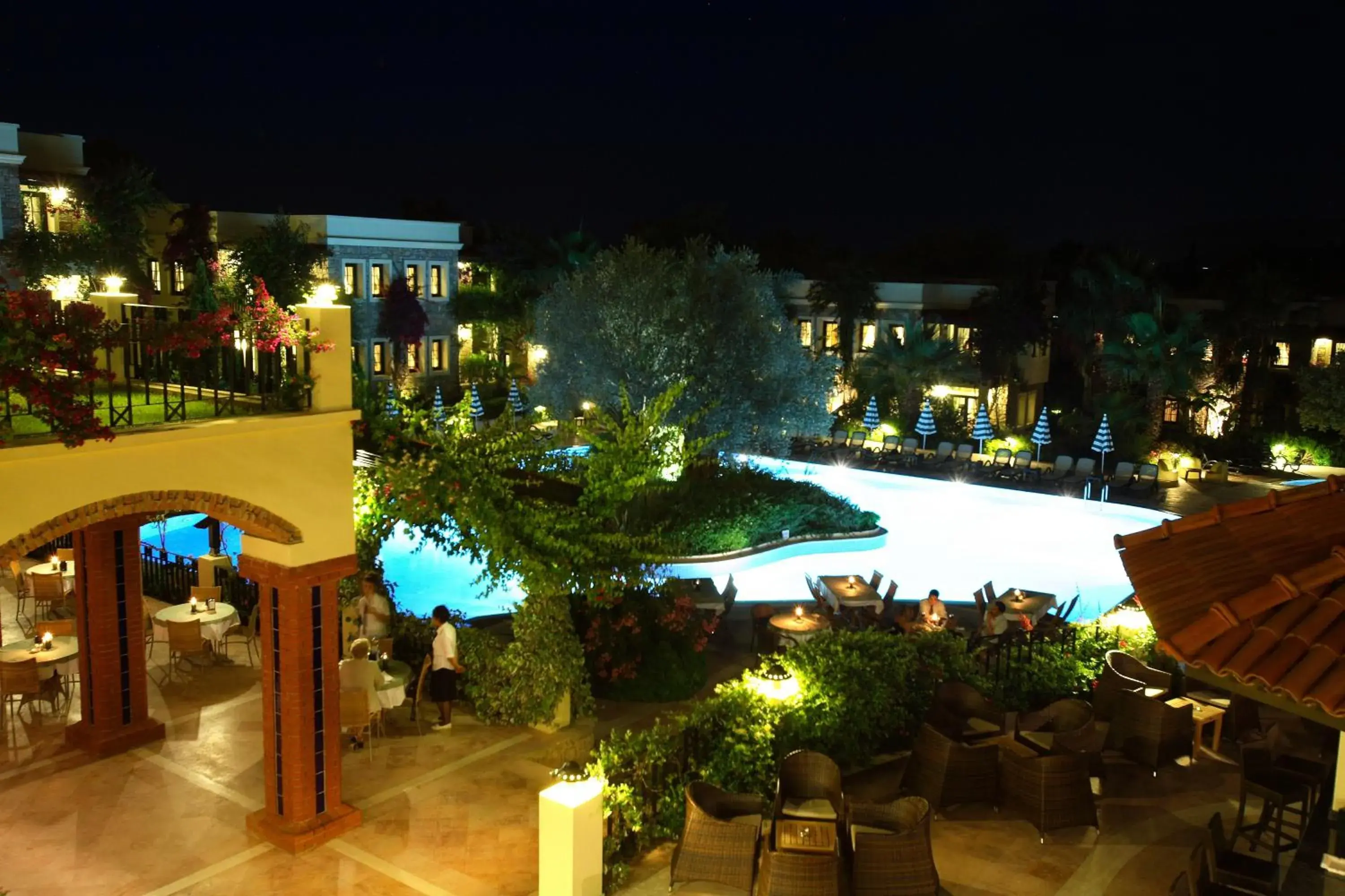 Pool view in Zeytinada Hotel Pool view in Zeytinada Hotel