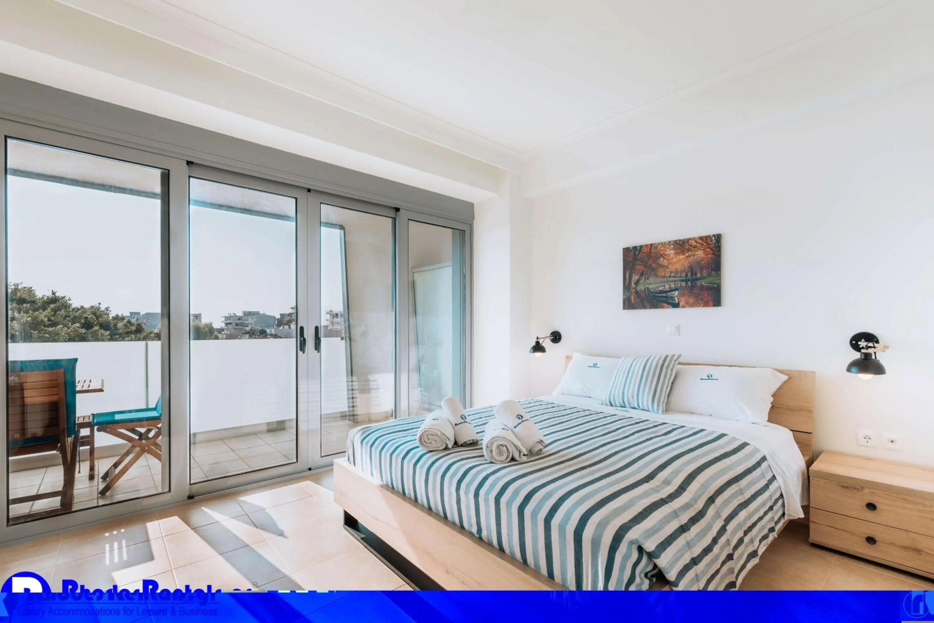 Bedroom in Rhodes Port Haven Suite