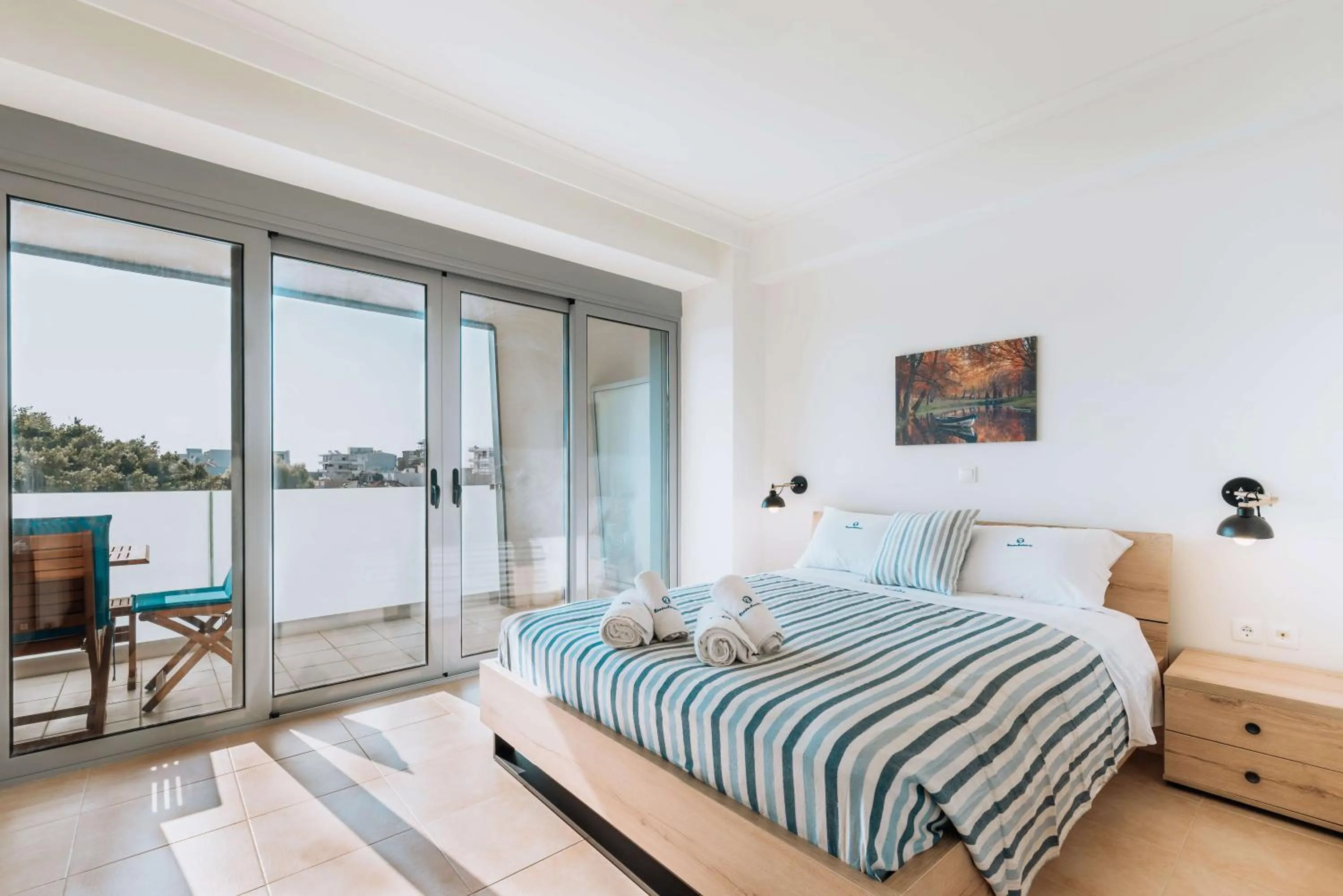 Bed in Rhodes Port Haven Suite