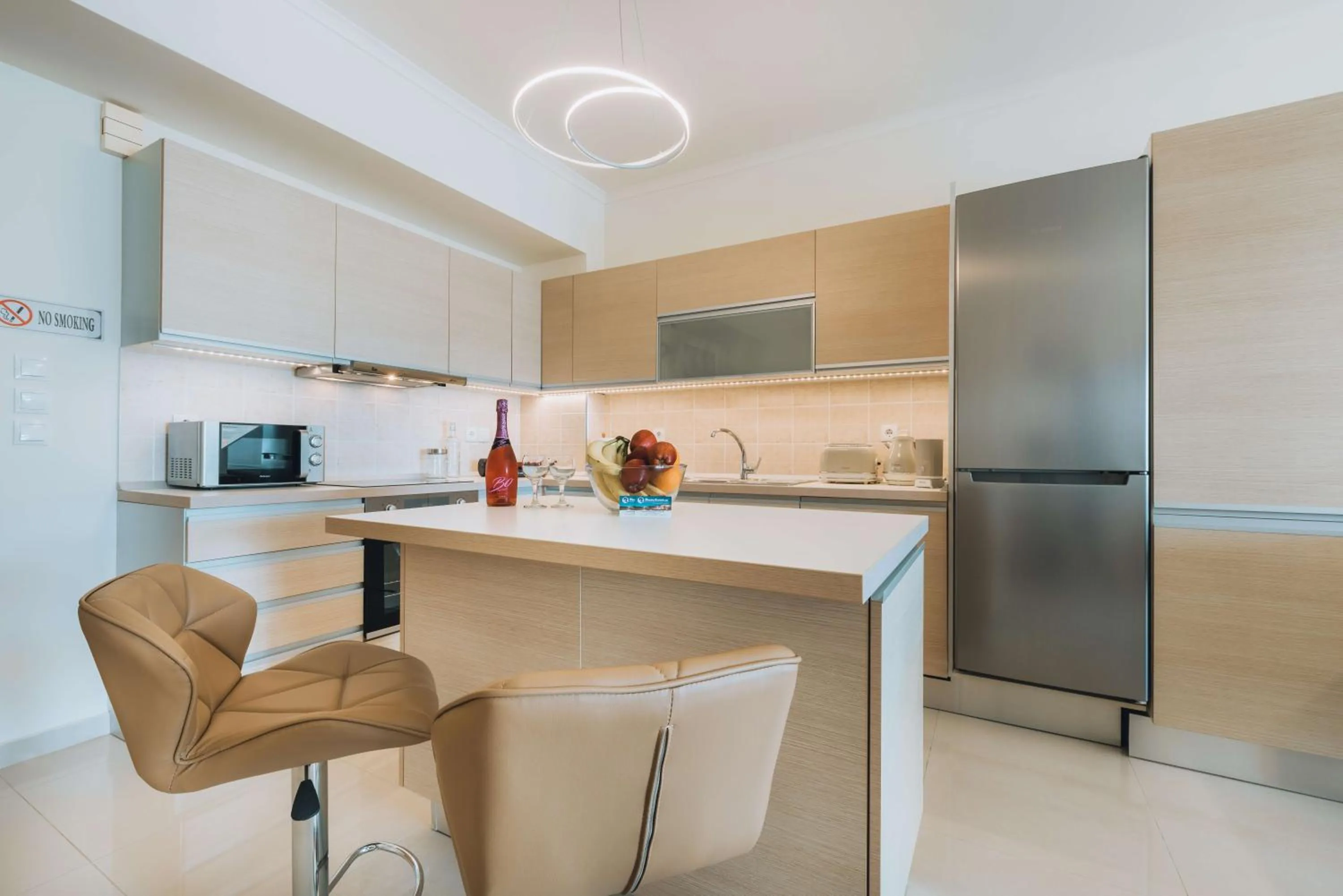 Kitchen or kitchenette in Rhodes Port Haven Suite