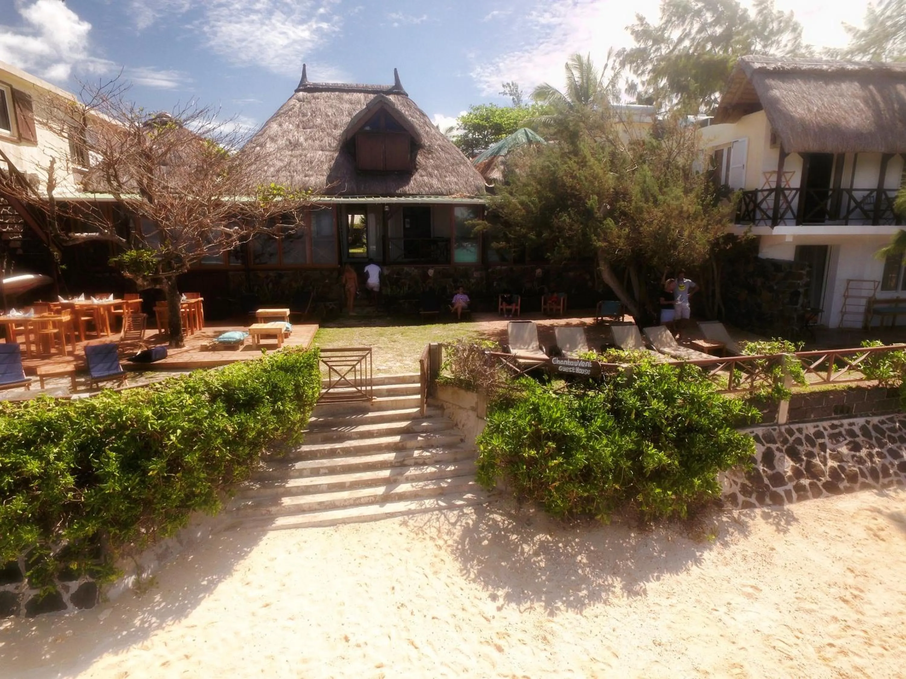 Garden view in Chantauvent Guest House