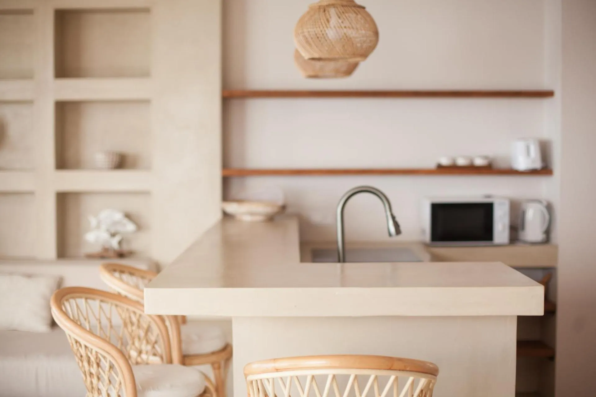 Kitchen or kitchenette in Chantauvent Guest House