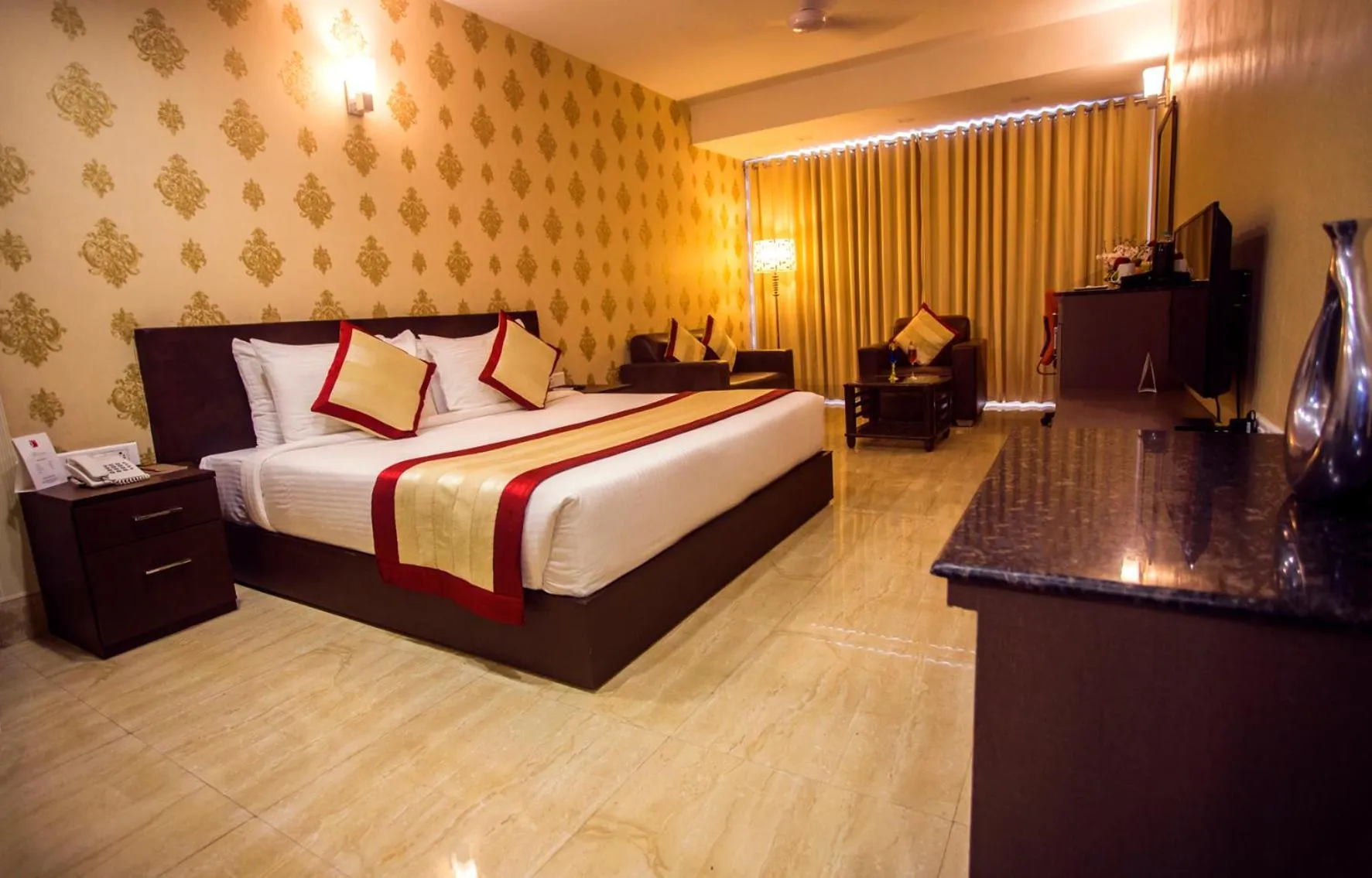 Bed in Gold Stone Comfort