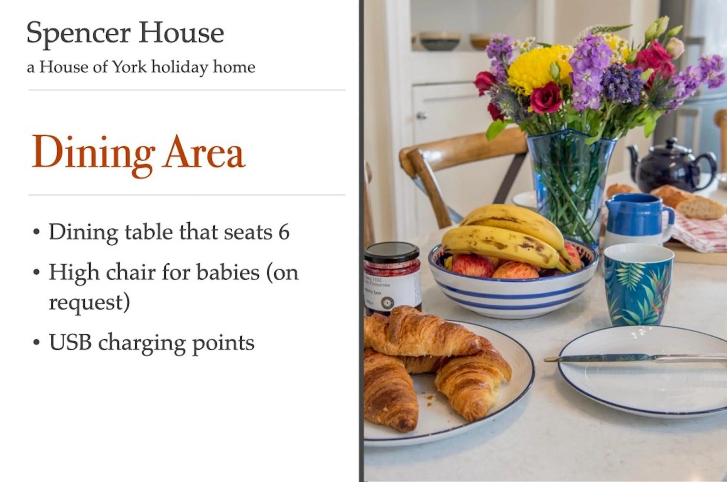 Dining area in Spencer House