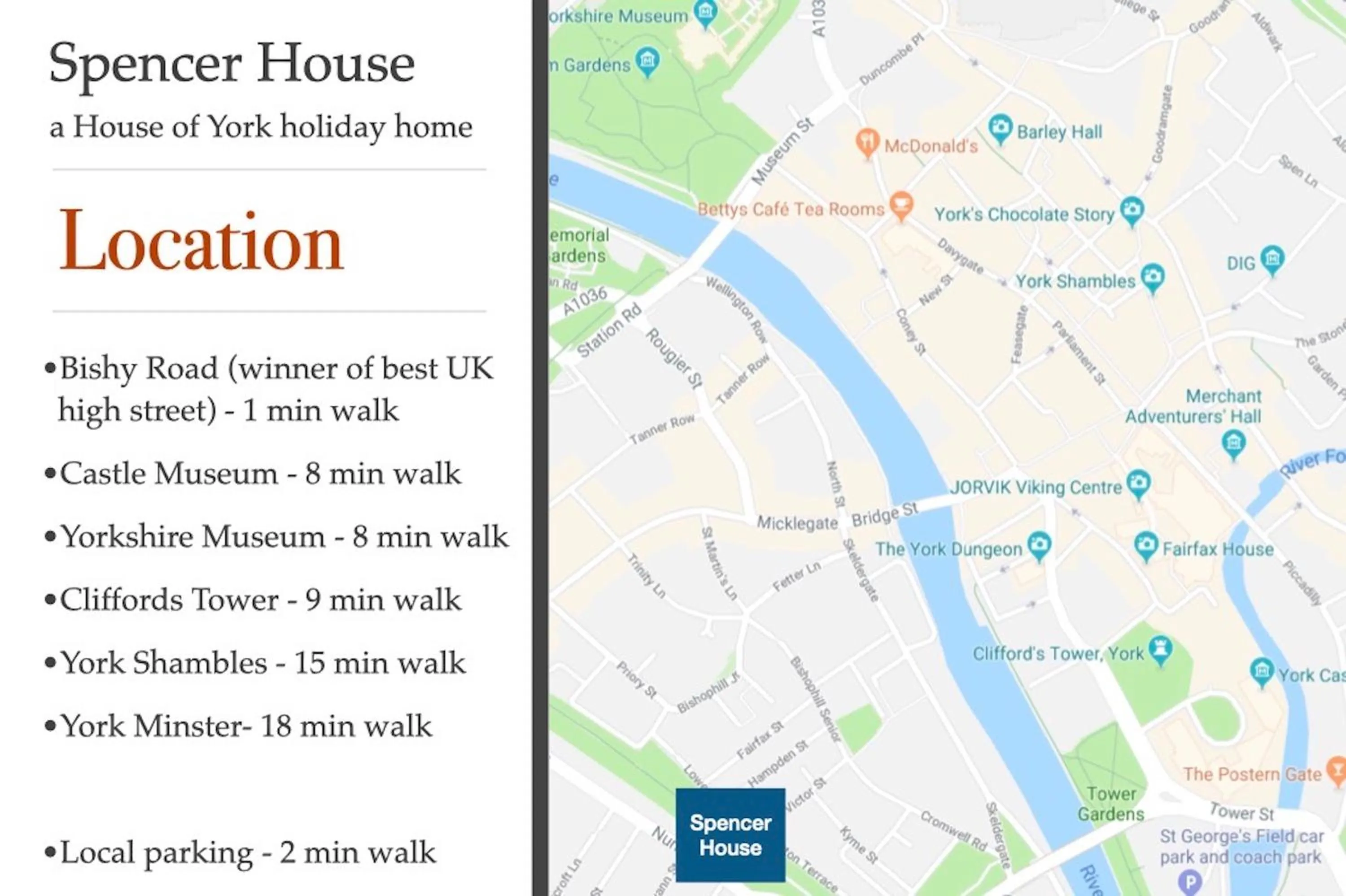 Location in Spencer House