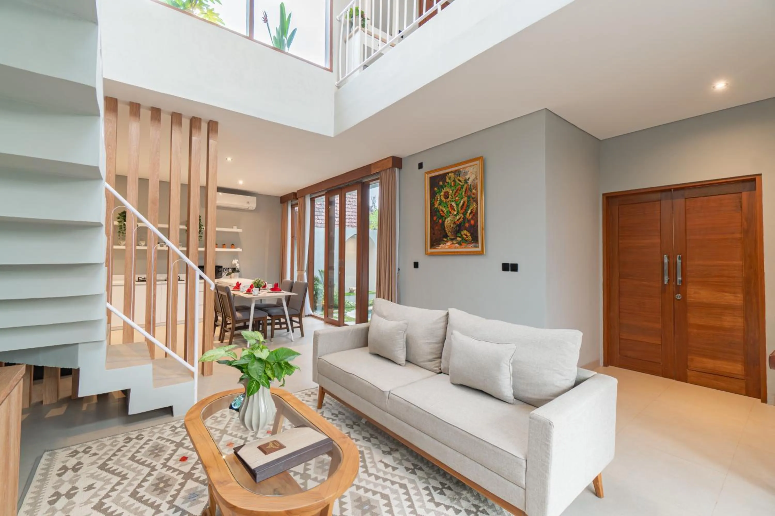 Living room in Aryaswara Villa Ubud