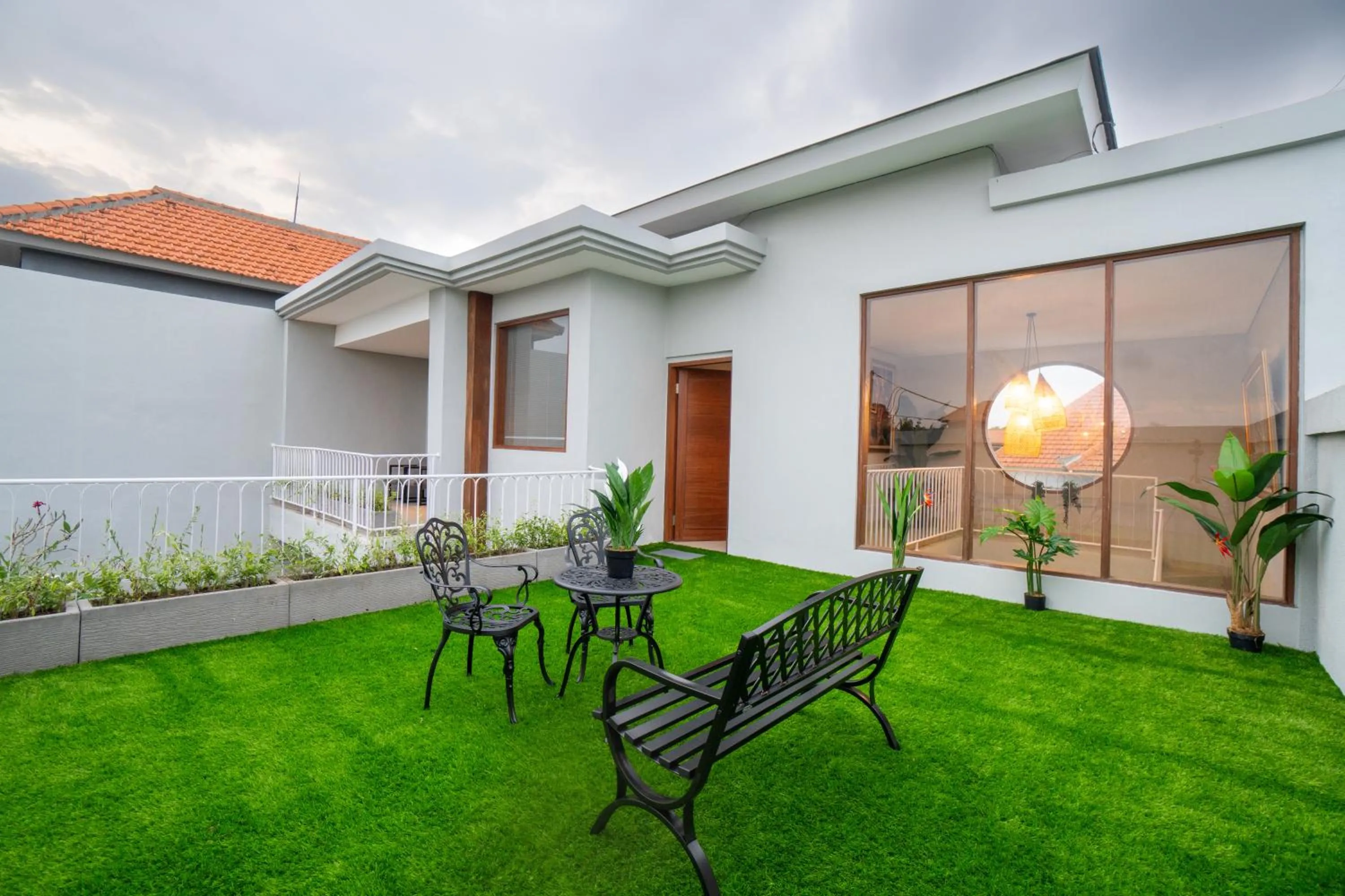 Patio in Aryaswara Villa Ubud