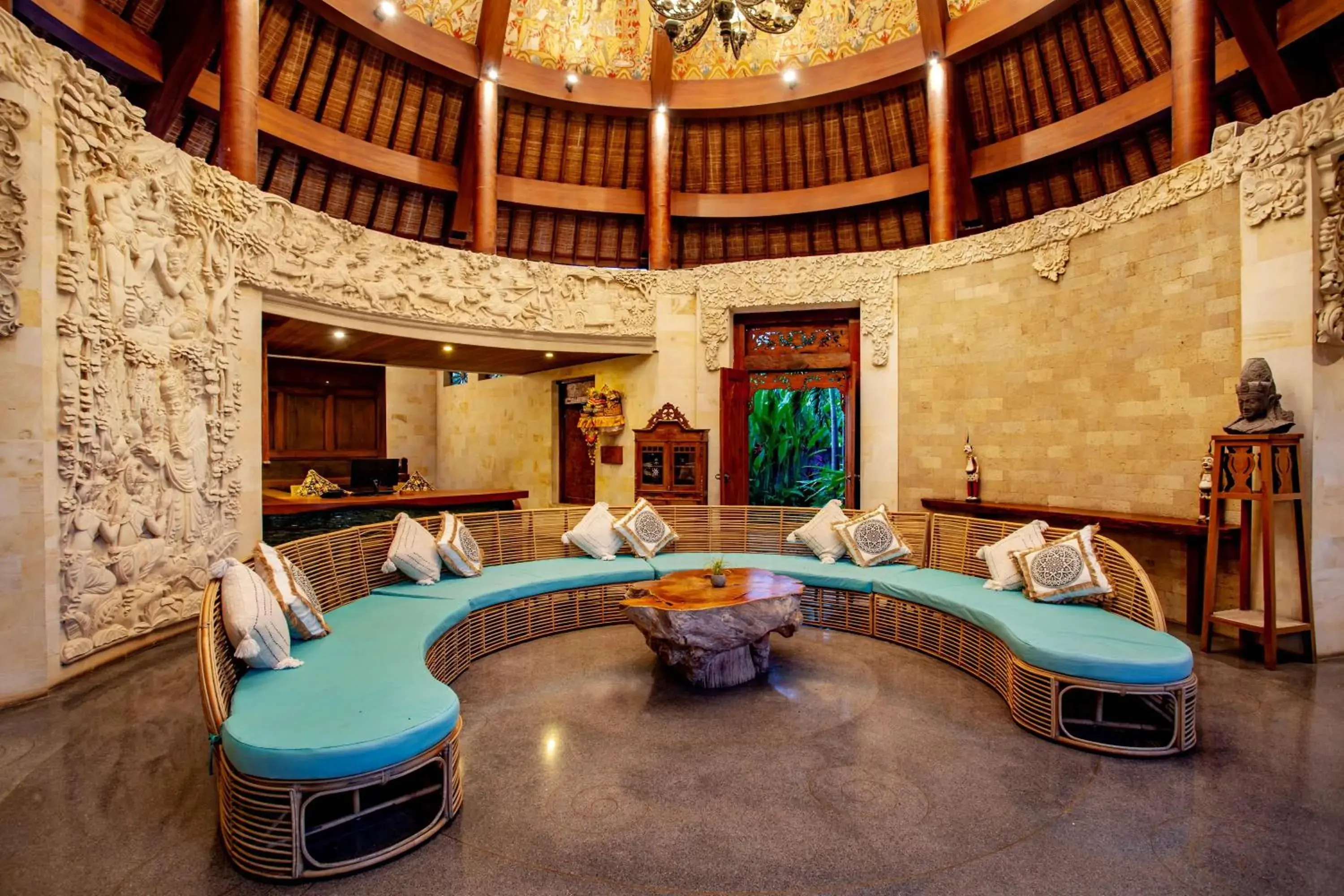 Lobby or reception in Aryaswara Villa Ubud Lobby or reception in Aryaswara Villa Ubud