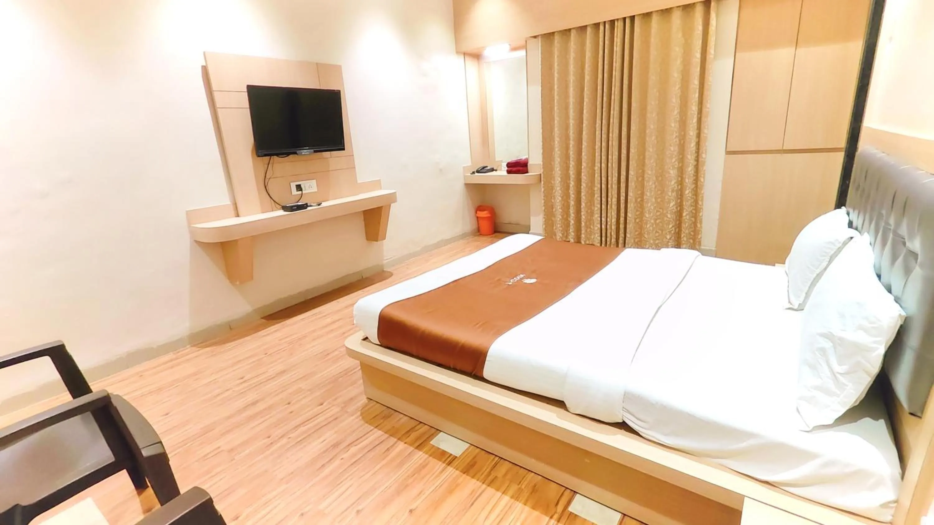 View (from property/room), Bed in Hotel Yog Palace Newly Renovated