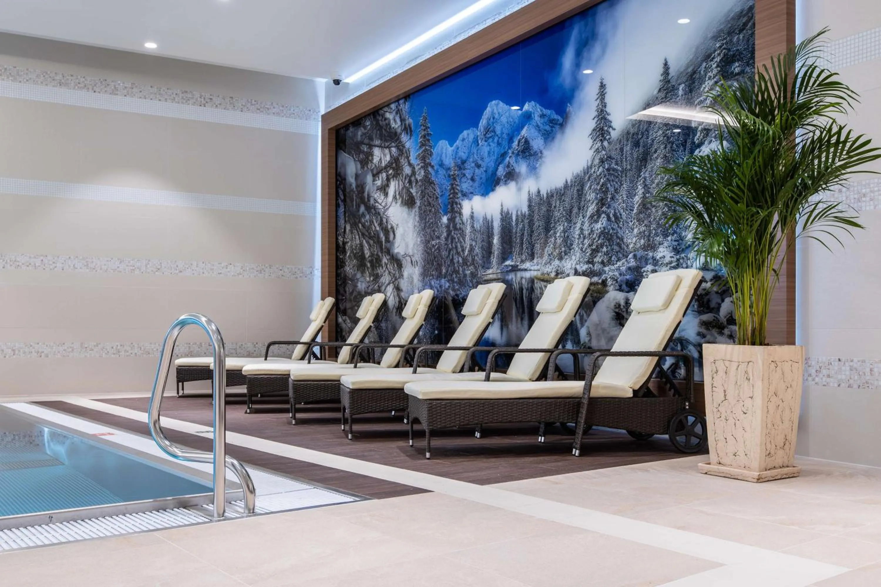 Pool view in Radisson Blu Hotel & Residences