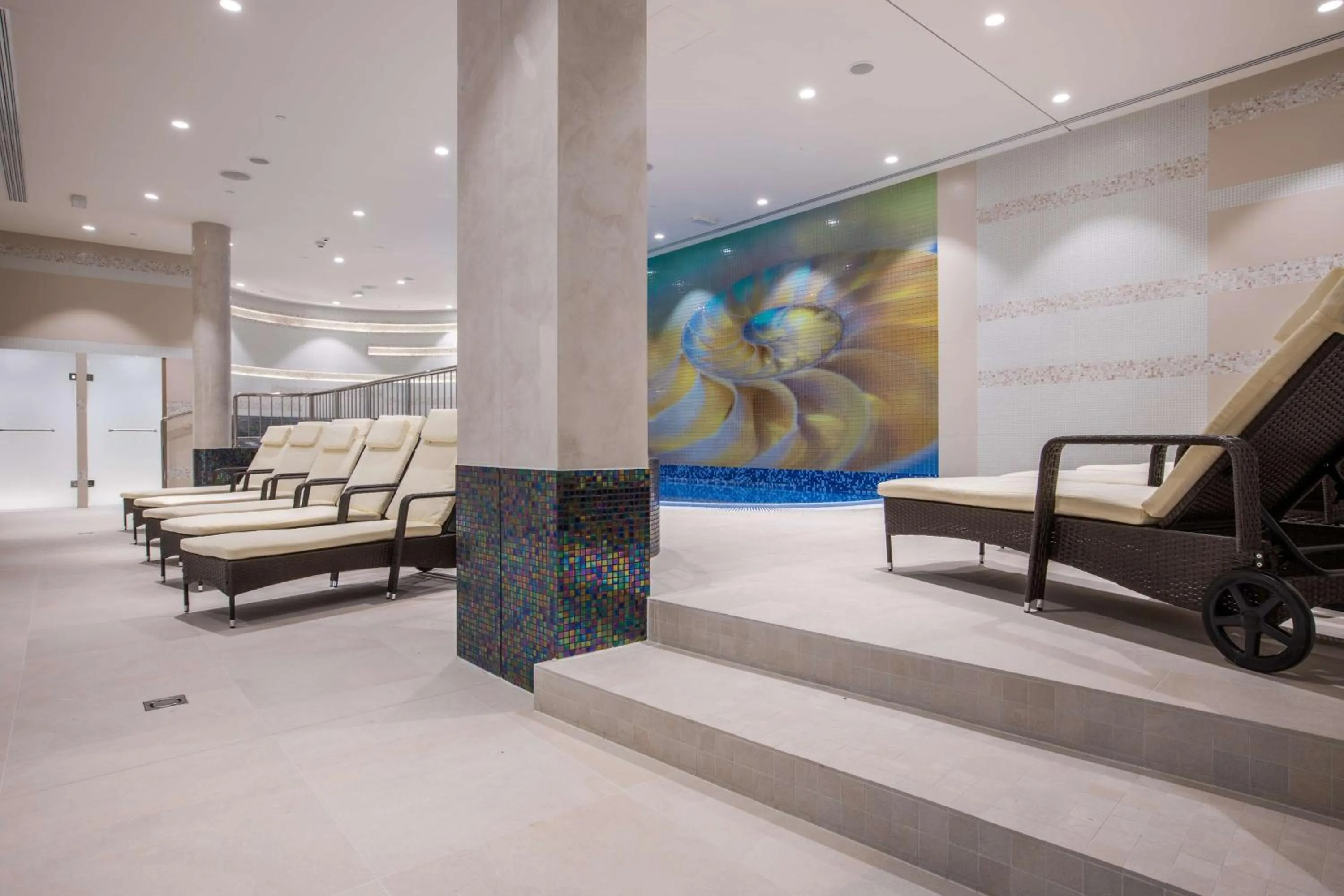 Pool view in Radisson Blu Hotel & Residences