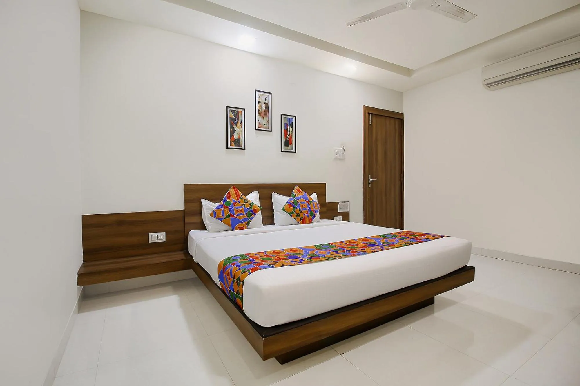 Living room, Bed in FabExpress Comfort Stay I
