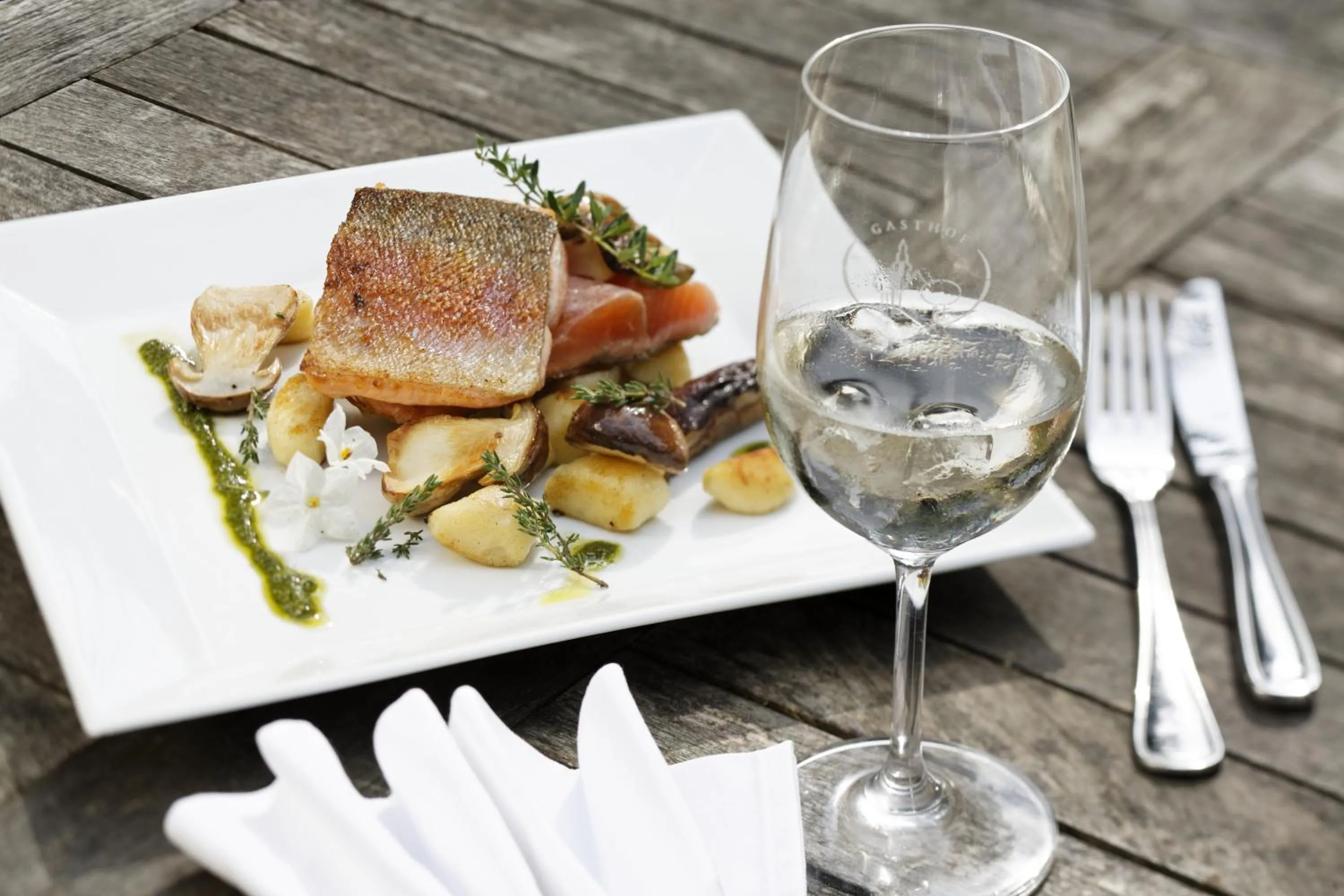 Food close-up in Gasthof Pack "Zur Lebing Au"