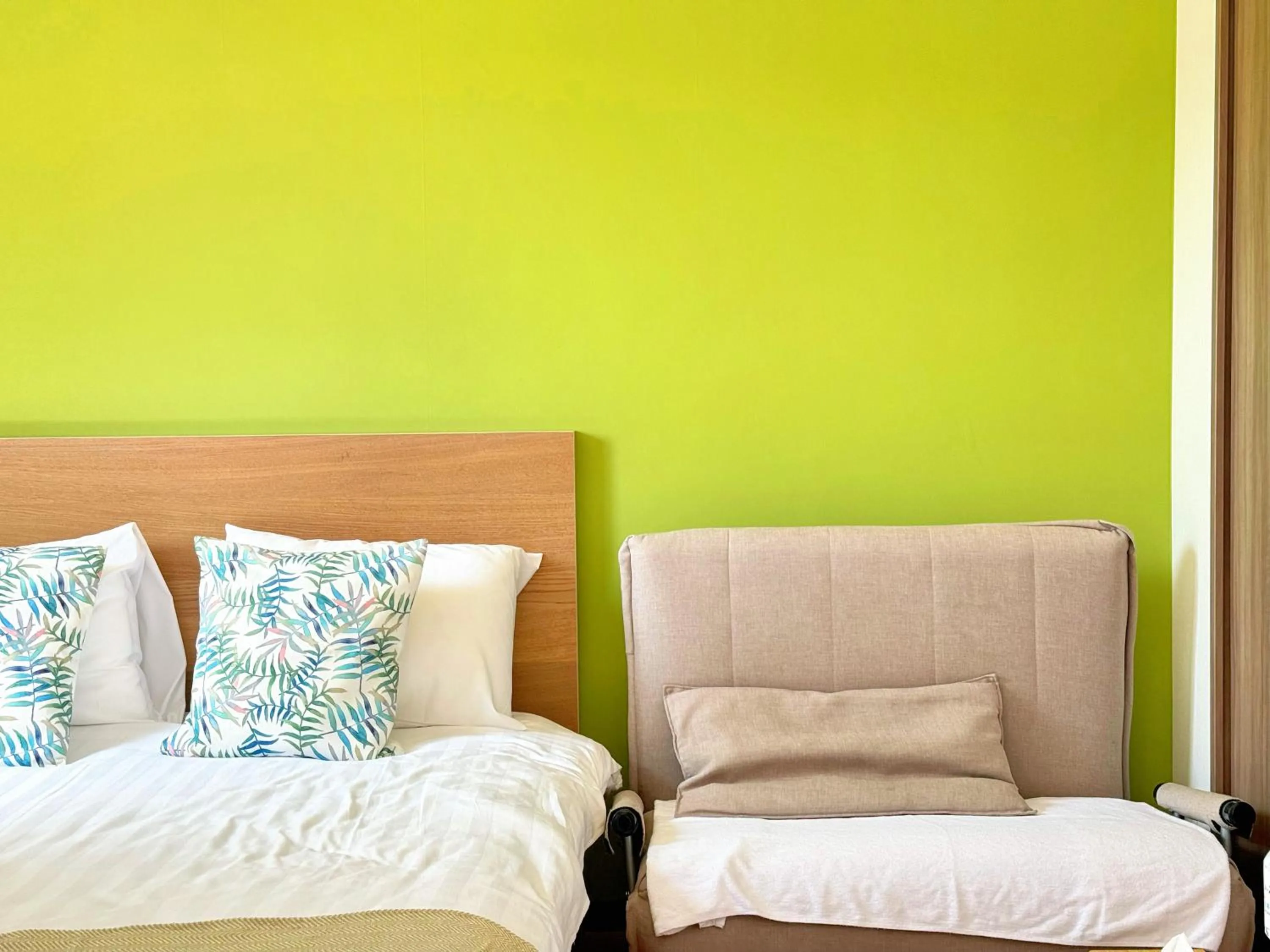 Bed in Juso AFP Apartment Hotel