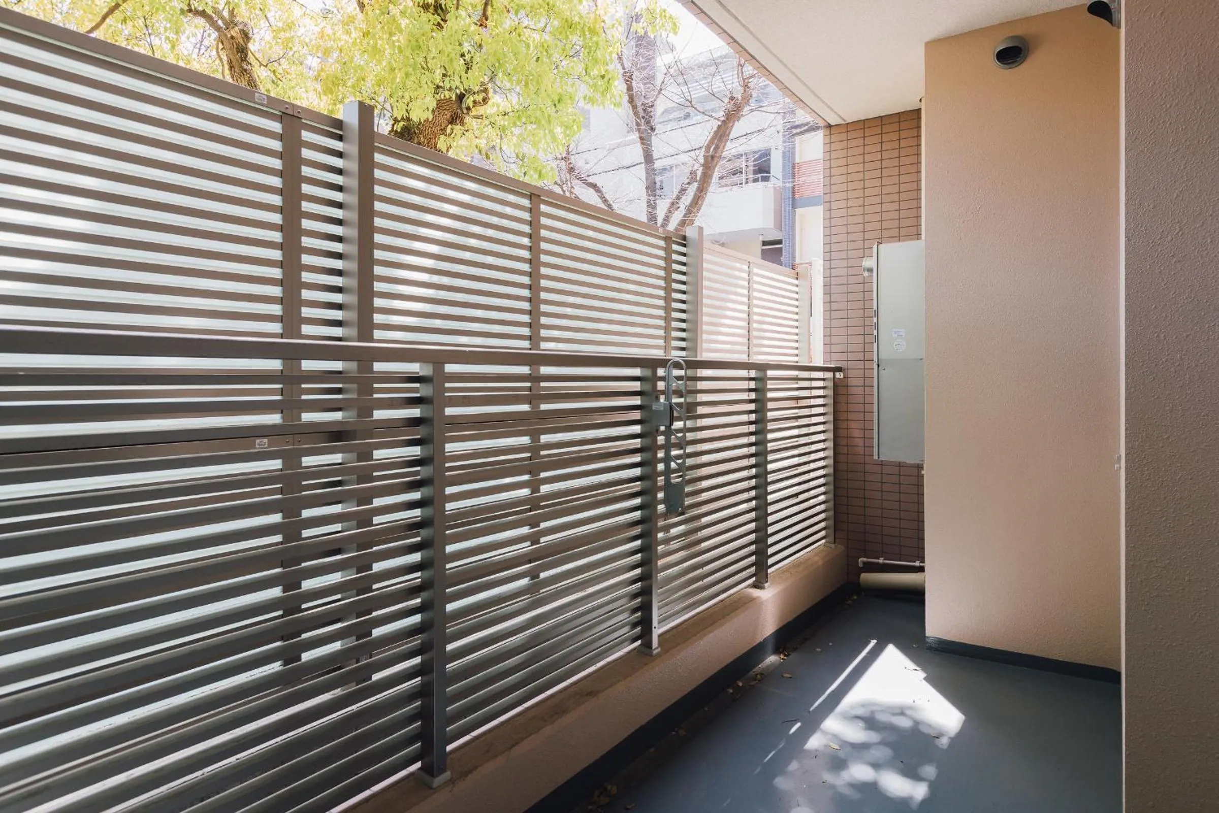 Garden view in Juso AFP Apartment Hotel