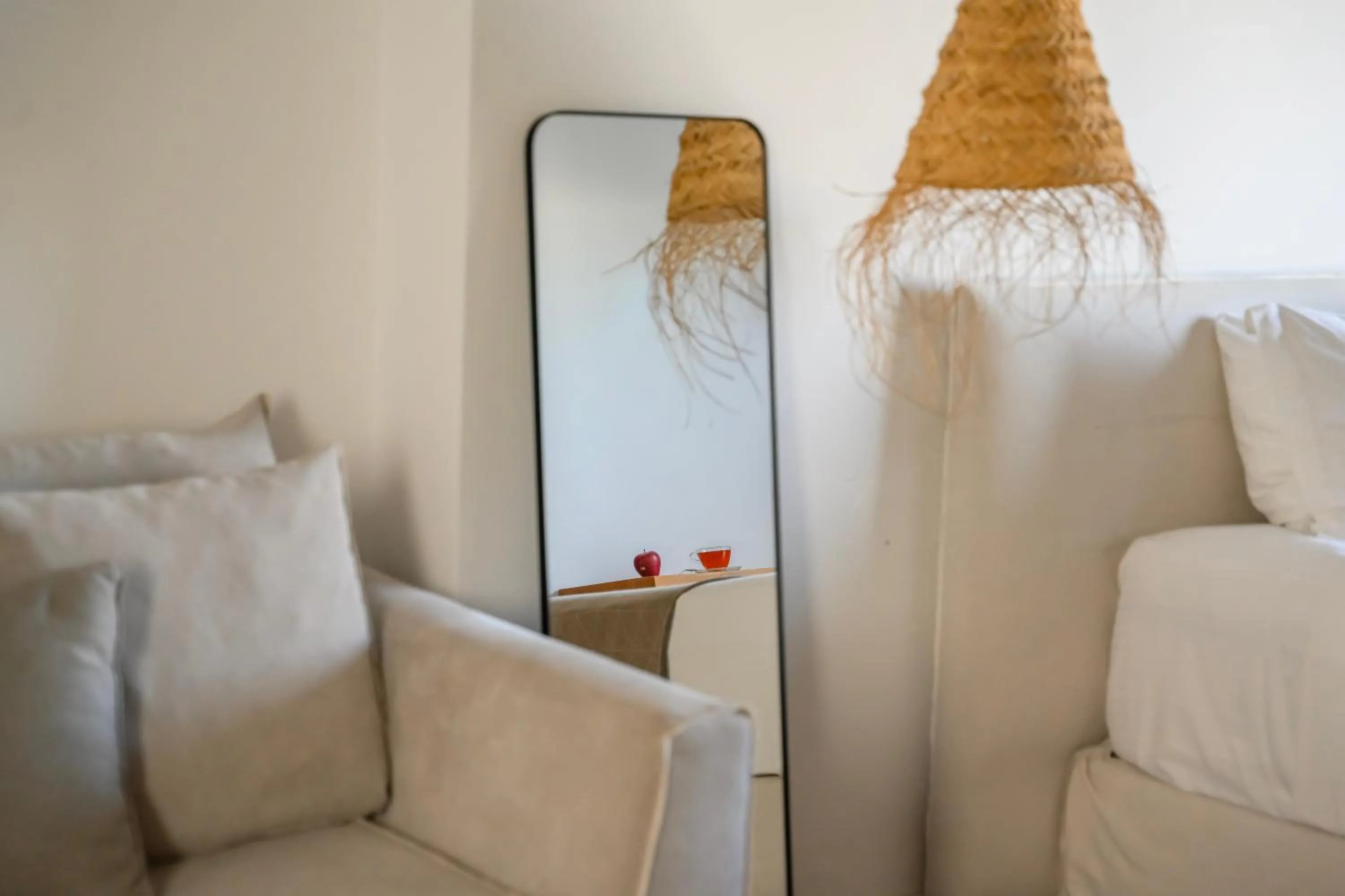 Bed in Lemon Suites Santorini