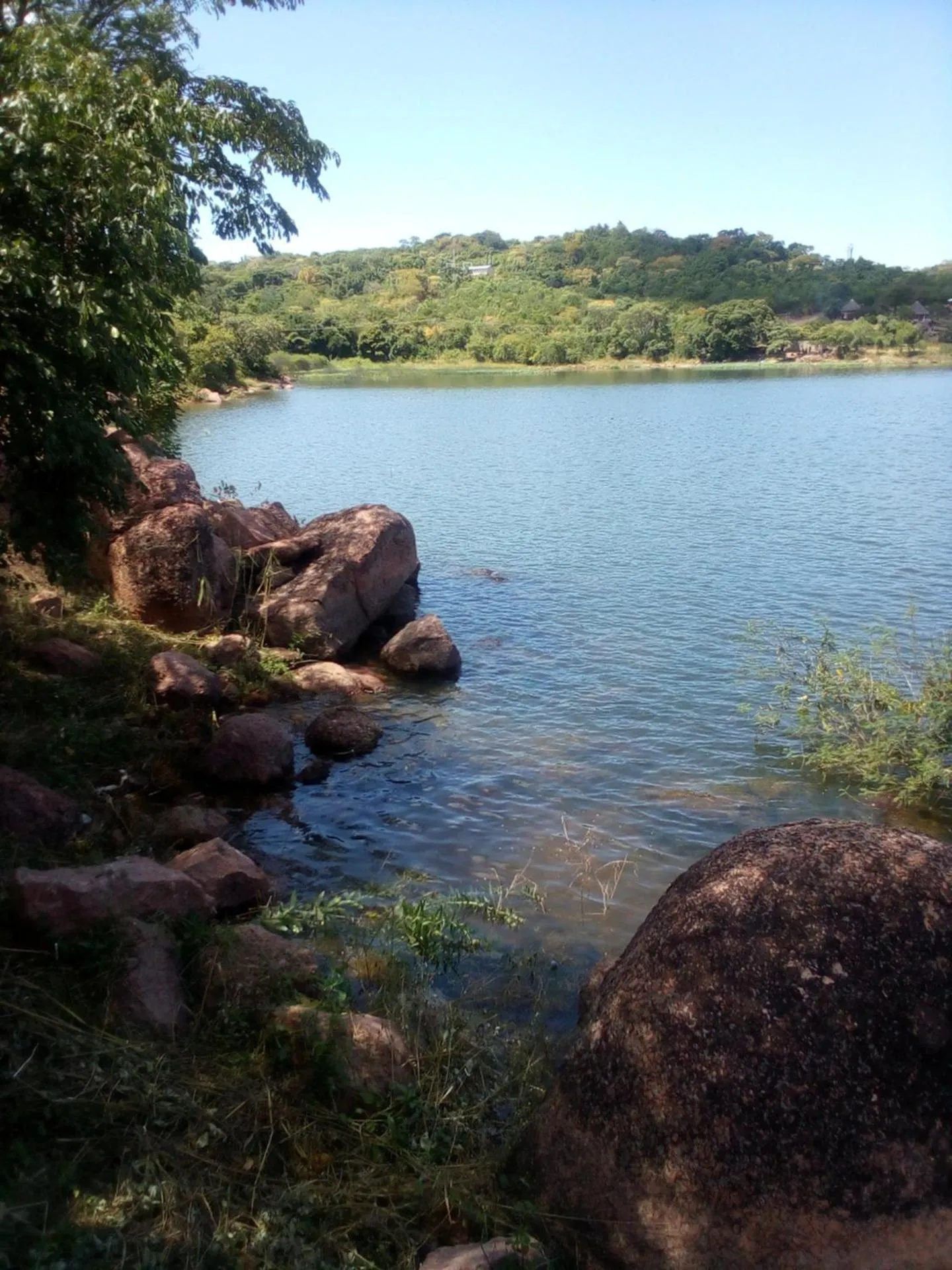 Lake view in Nahubwe Safari Lodge
