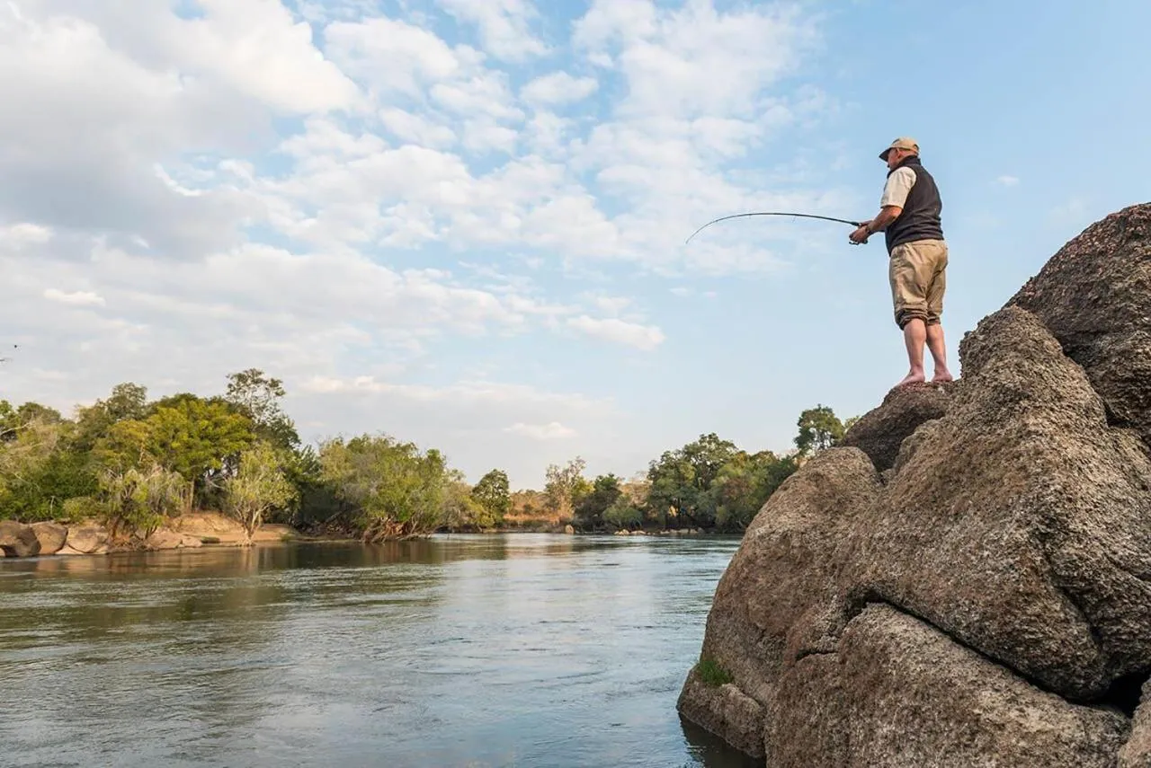Fishing in Nahubwe Safari Lodge