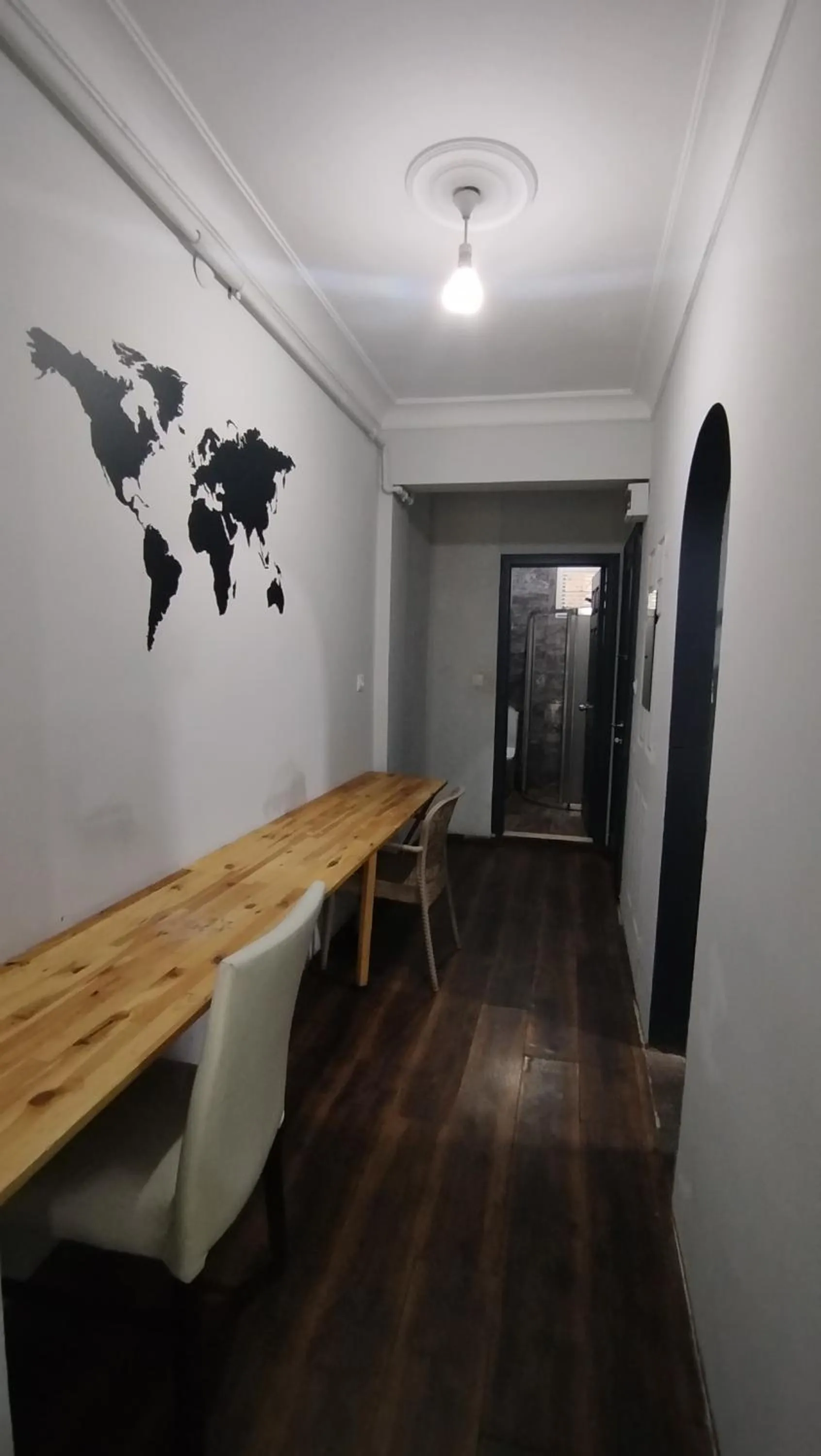 Dining area in ivy hostel cafe