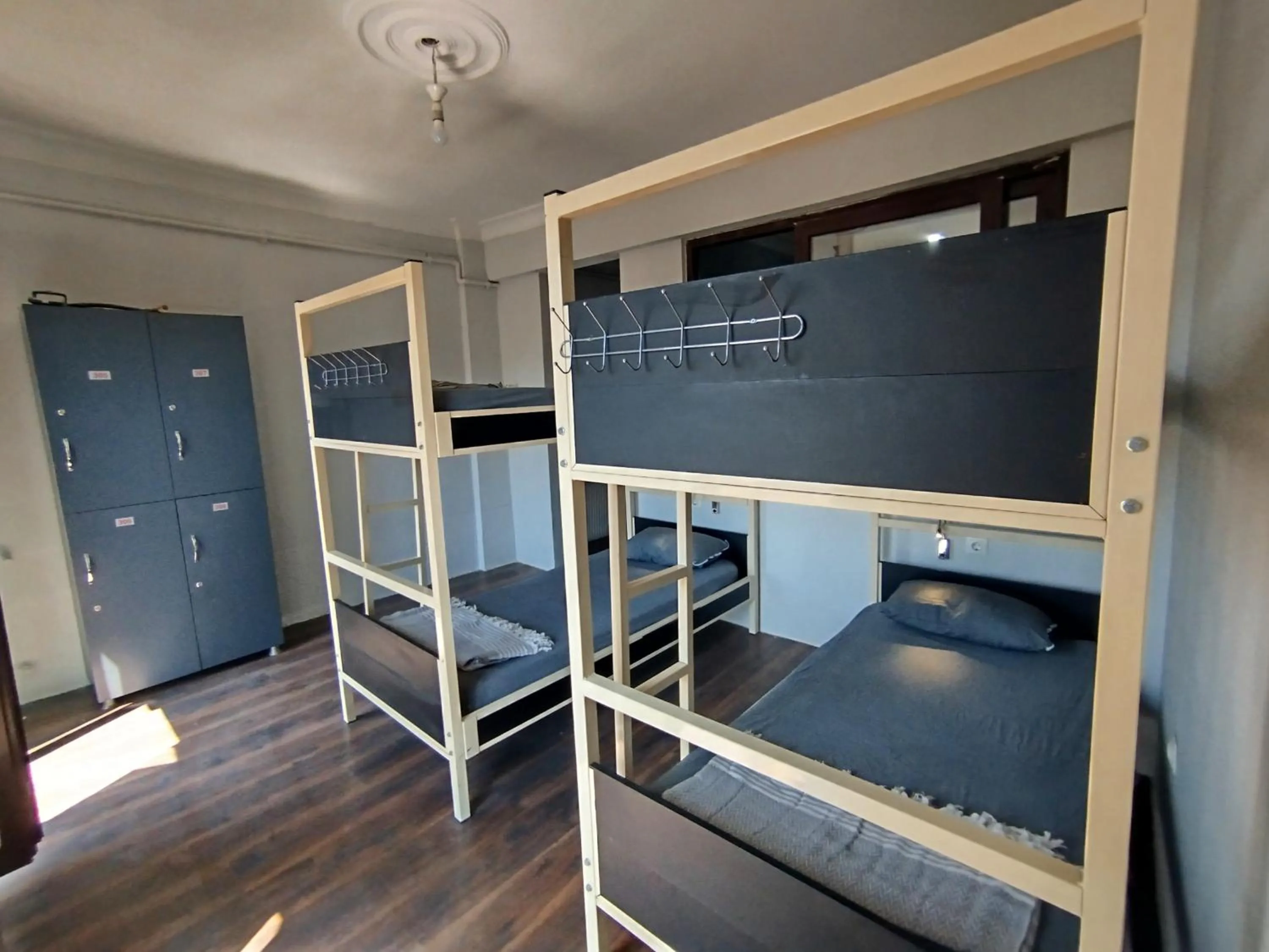 Bed in ivy hostel cafe