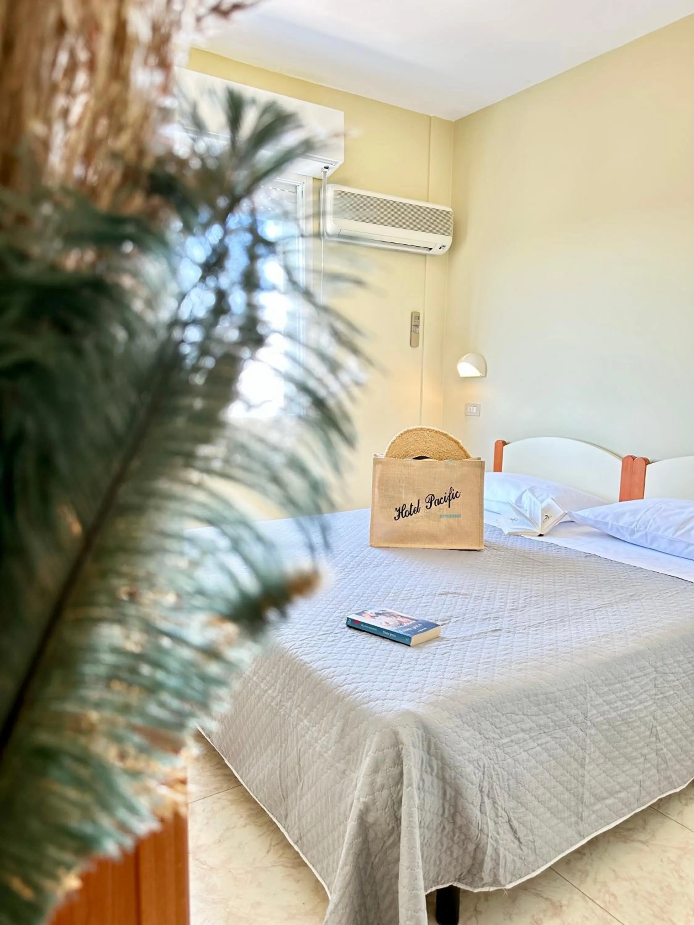 air conditioner, Bed in Hotel Pacific