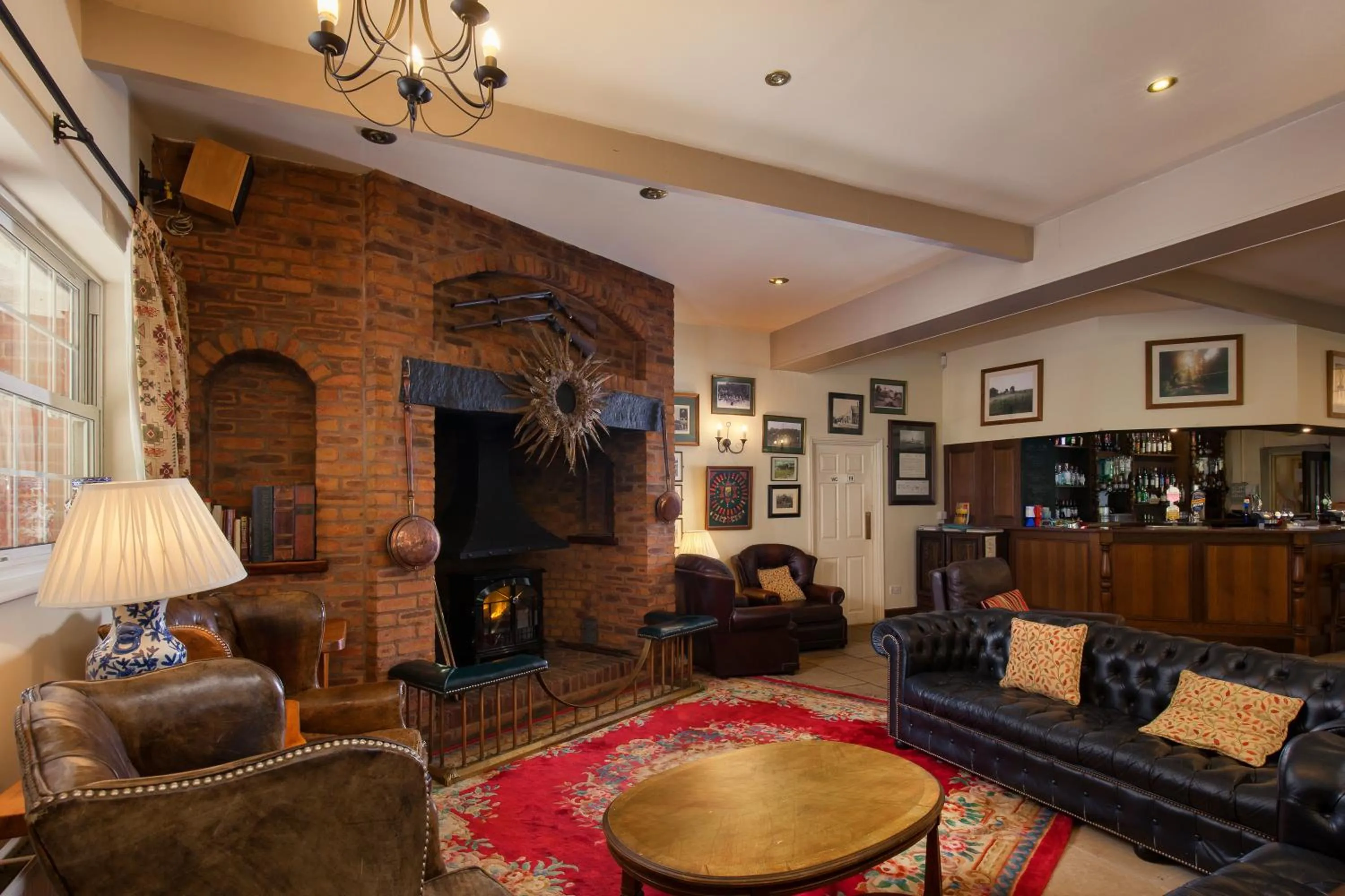 Lounge or bar in Fox & Hounds Country Hotel