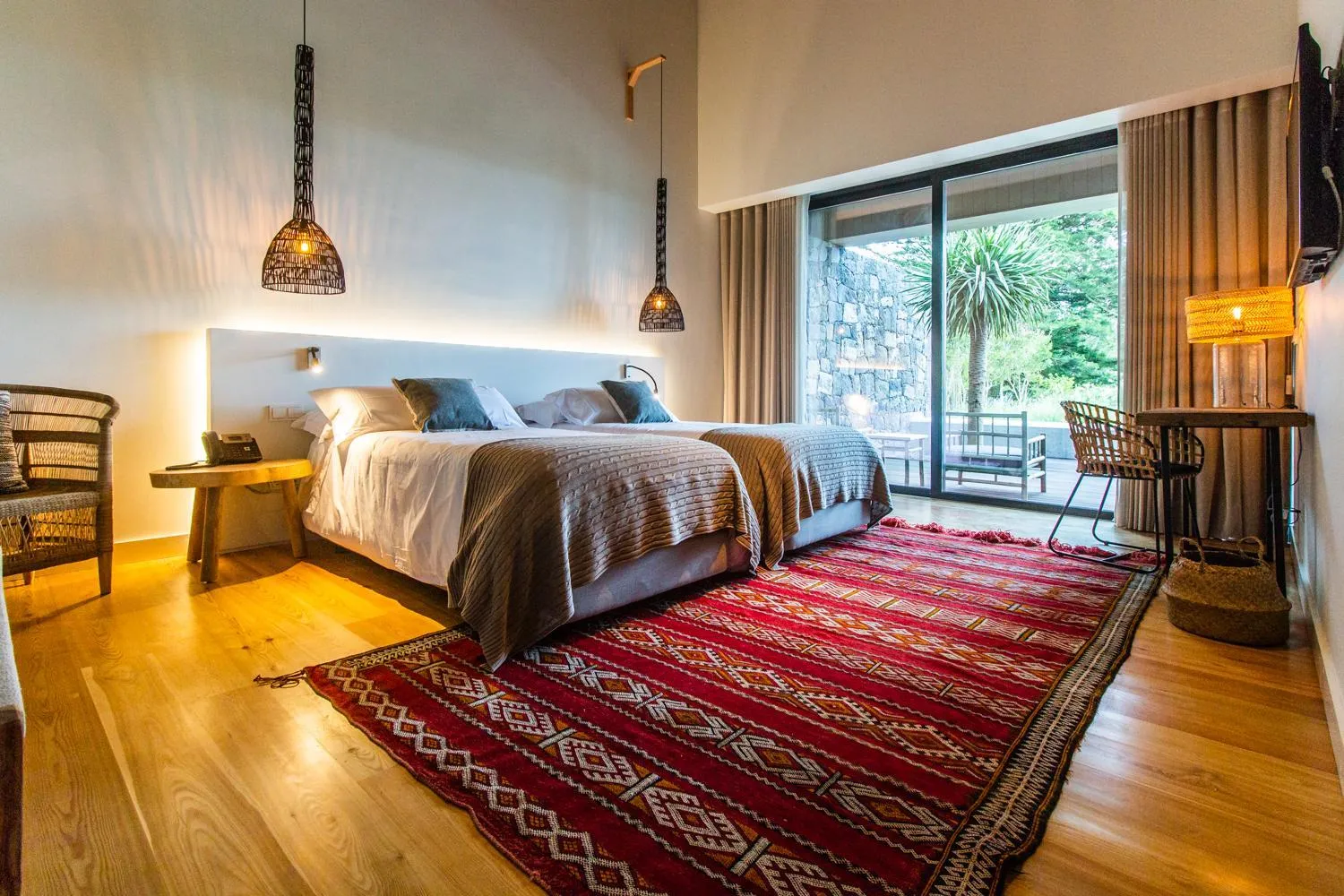 Bed in SENSI Azores Nature and SPA