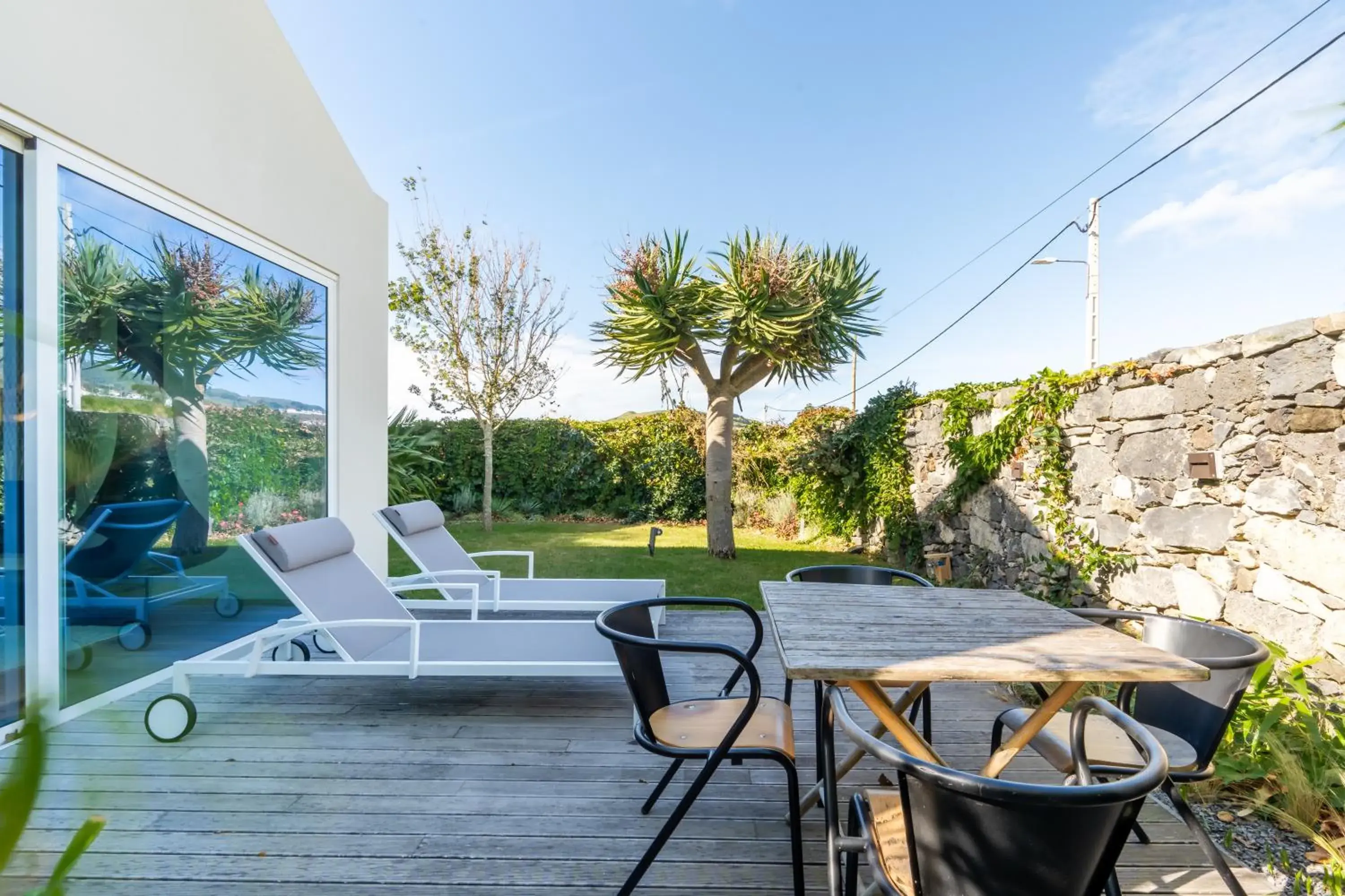 Garden view in SENSI Azores Nature and SPA Garden view in SENSI Azores Nature and SPA