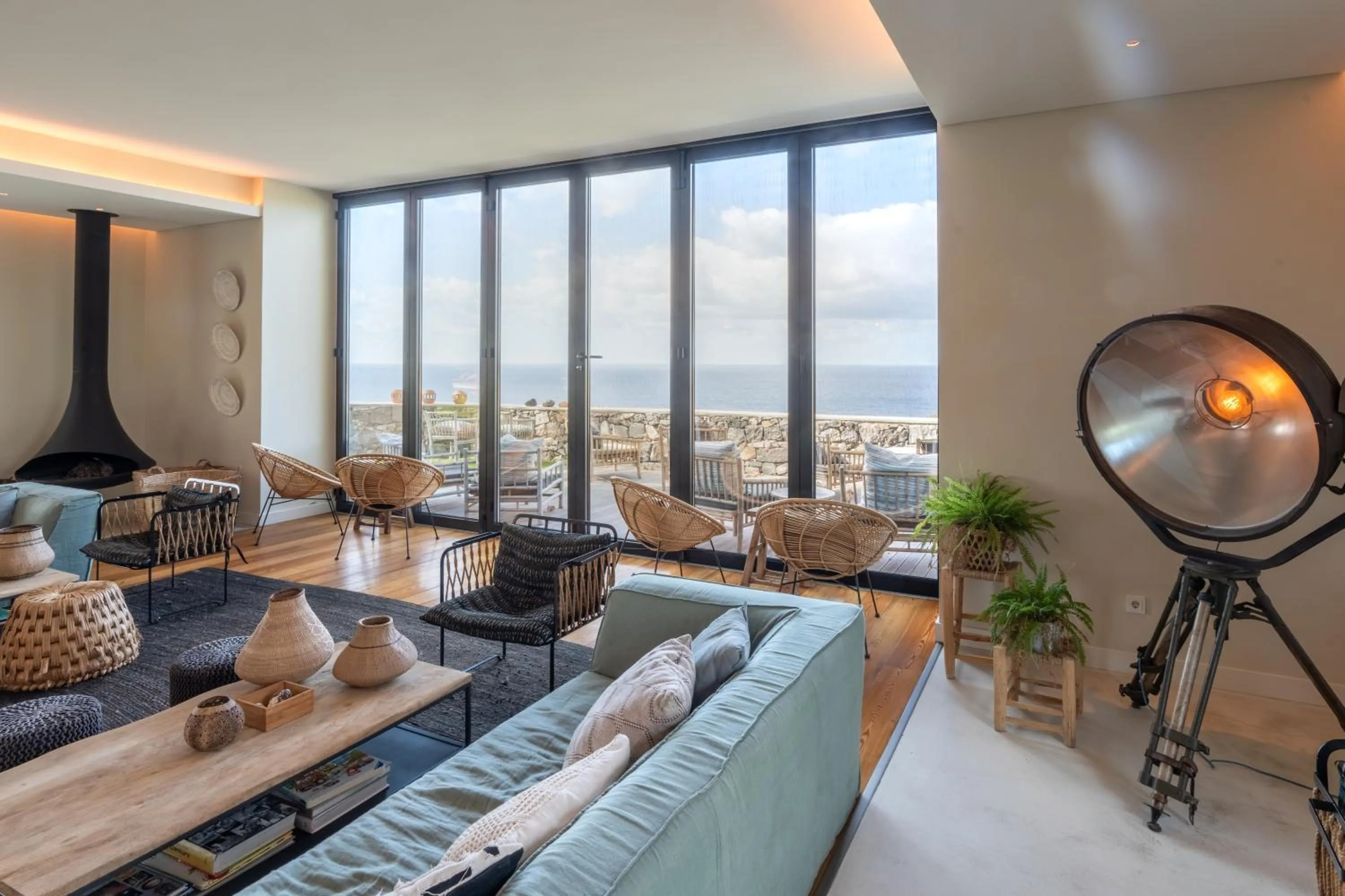 Living room in SENSI Azores Nature and SPA