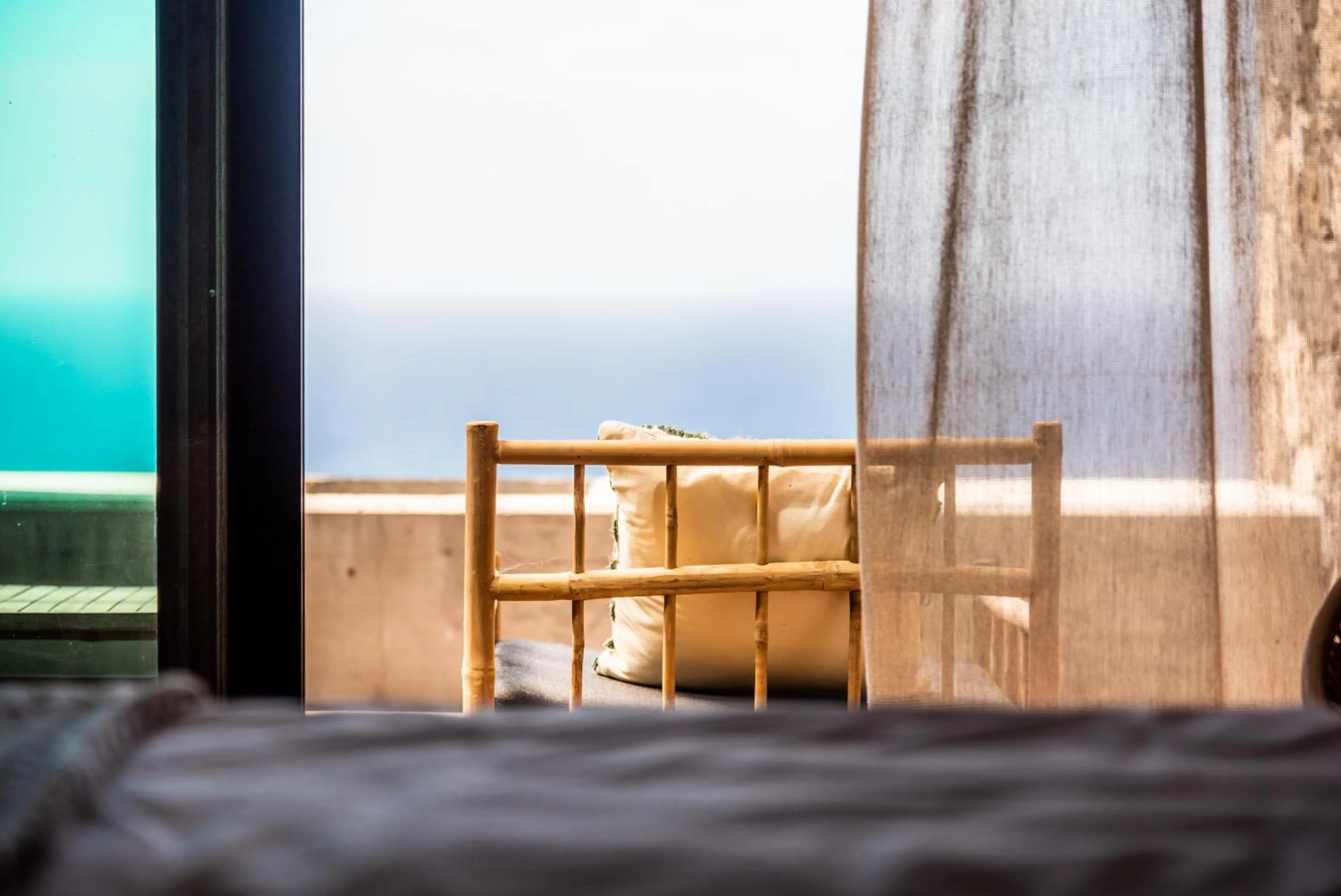 Balcony/Terrace, Bed in SENSI Azores Nature and SPA